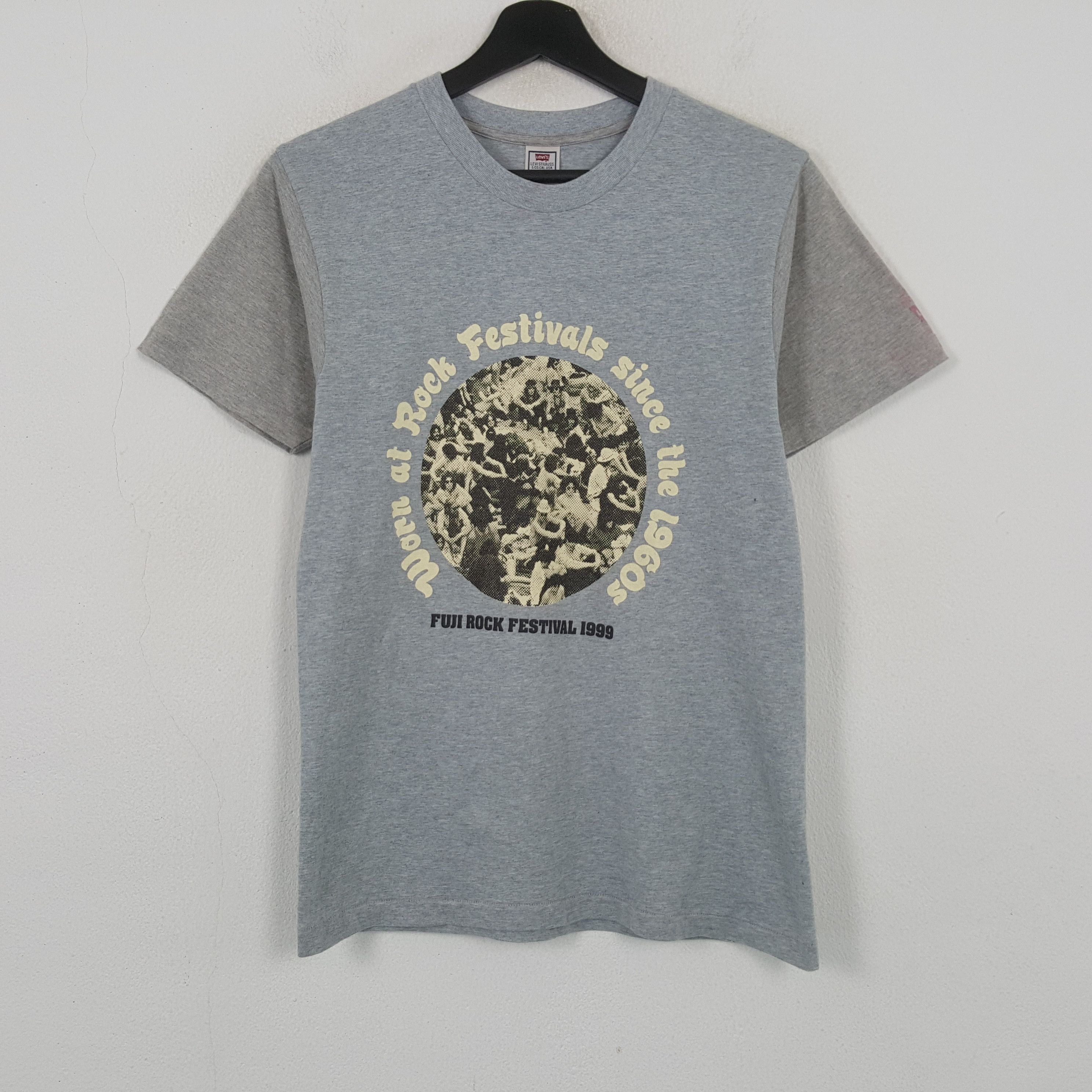 Levi's Levis X Fuji Rock Festival 99 Tshirt RR10 Size US S / EU 44-46 / 1 - 1 Thumbnail