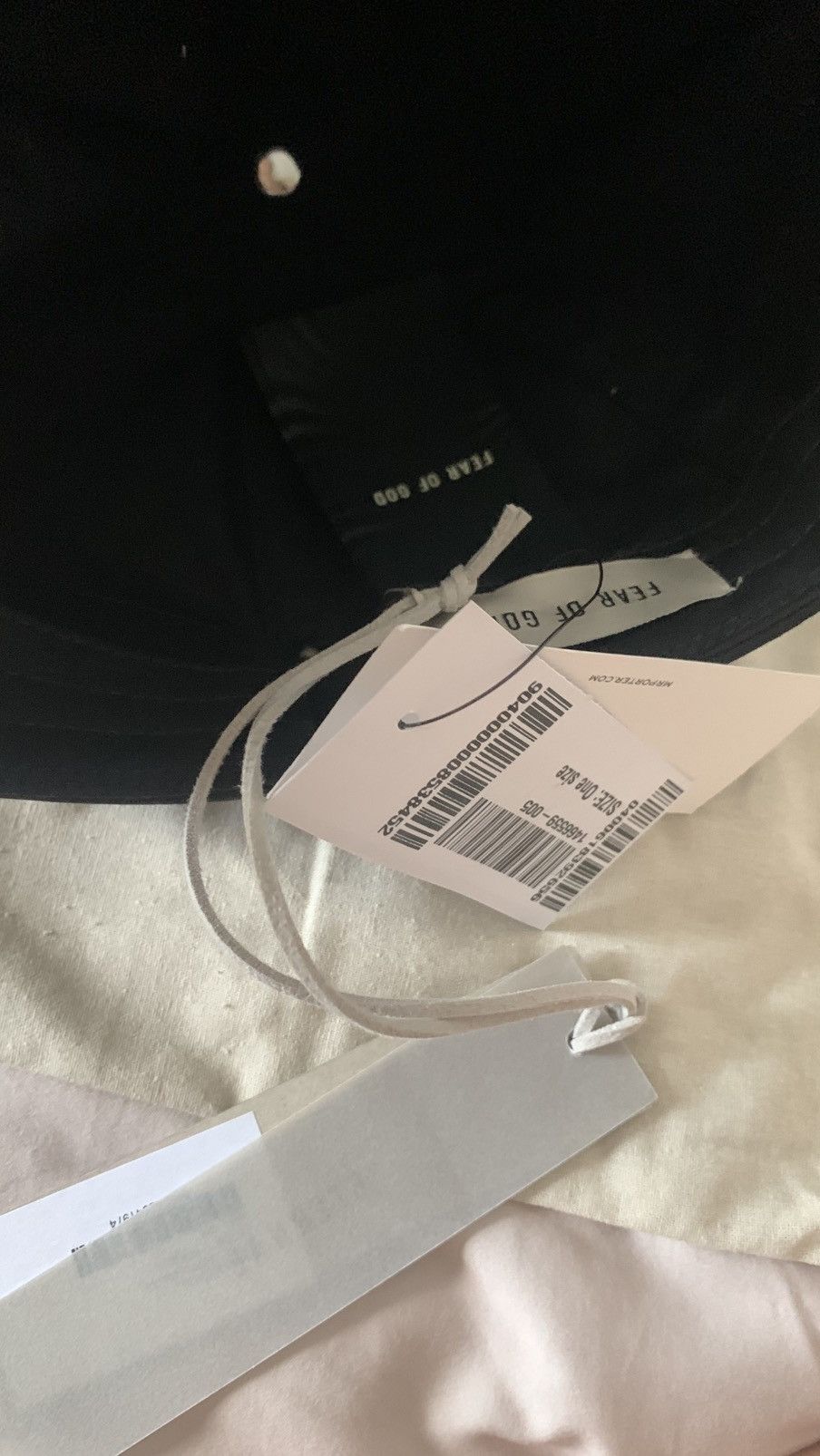 Fear of God Fear of god eternal flocked cotton baseball cap Size ONE SIZE - 9 Thumbnail