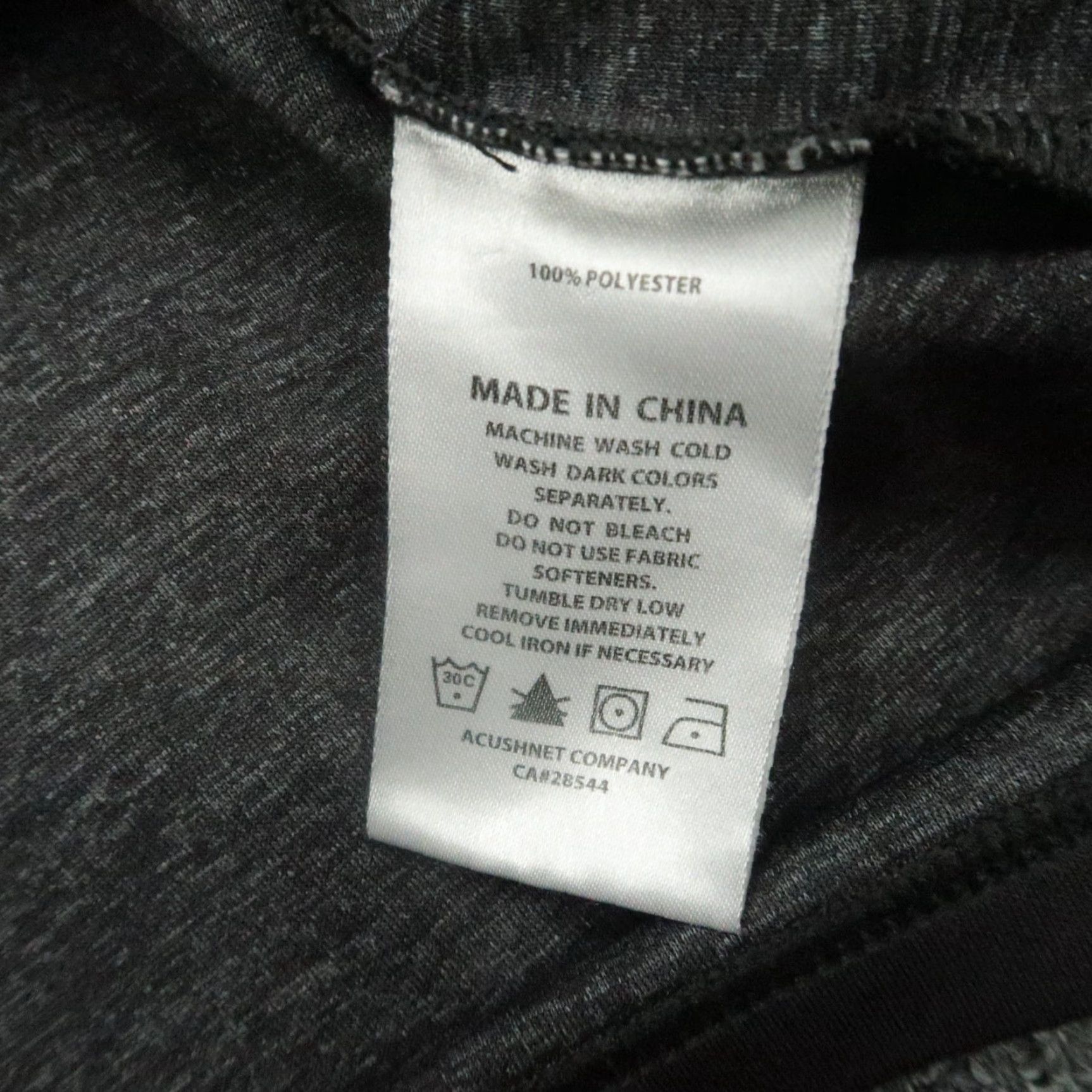 Footjoy FootJoy Pullover Mens XL Black Gray Heather Yoke Half Zip Minnesota Valley CC Casual Shirt Size US XL / EU 56 / 4 - 5 Thumbnail