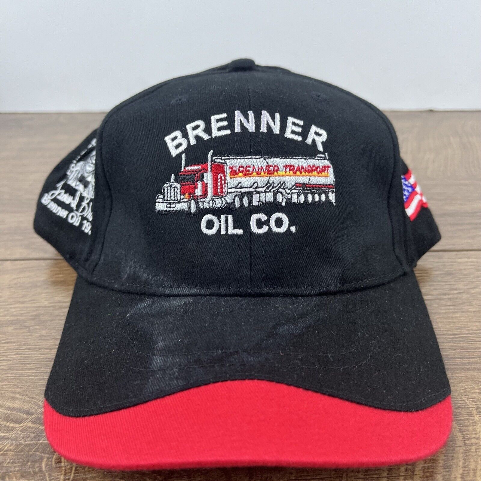 Other Brenner Oil Company Hat Black Cap Hat Adjustable Hat Black A Size ONE SIZE - 5 Thumbnail