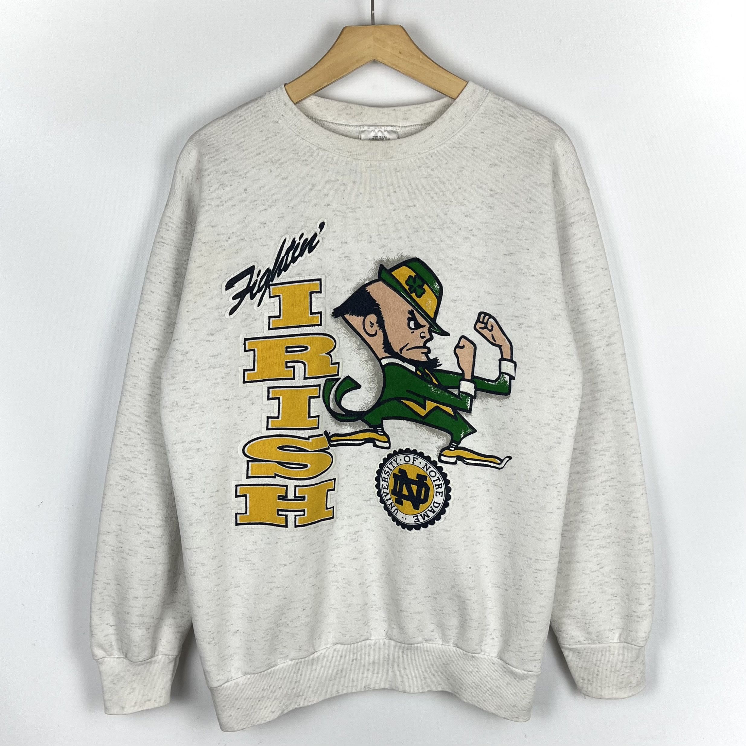 NCAA Vintage NCAA Notre Dame Fighting Irish Sweatshirt 1990’s Size US M / EU 48-50 / 2 - 1 Thumbnail