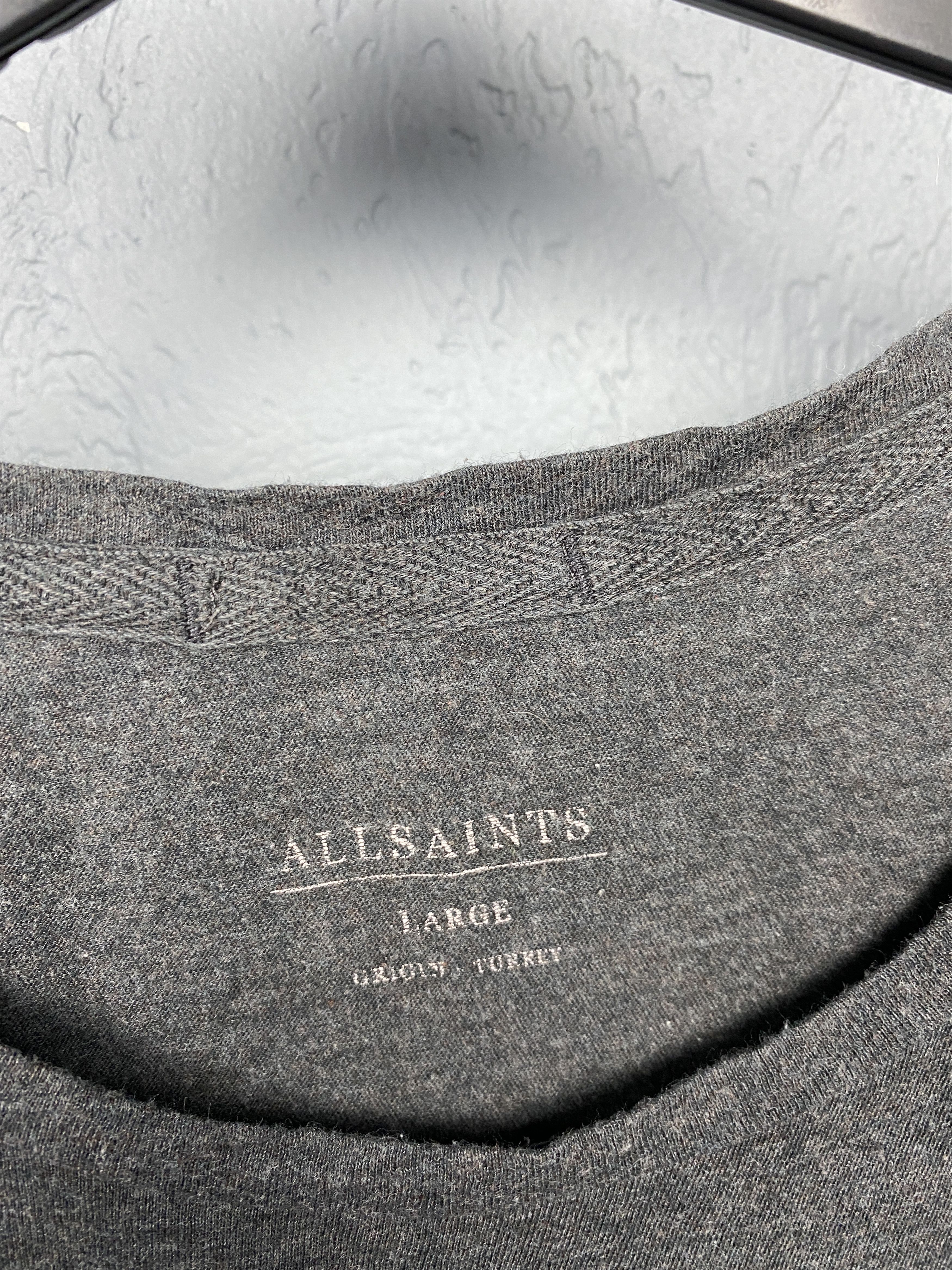 Allsaints Allsaints Vintage Mens Breton Tonic Crew Neck T-Shirt Size US L / EU 52-54 / 3 - 4 Thumbnail