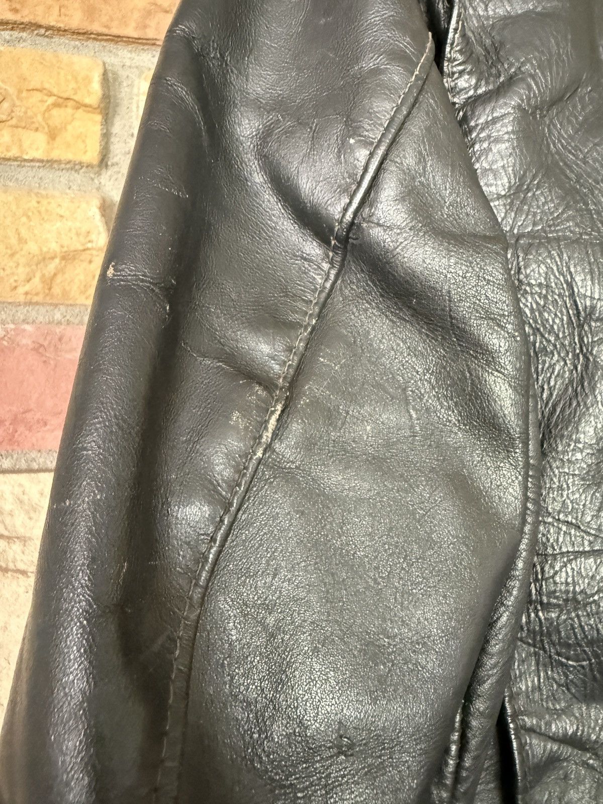 Vintage Vintage 60s Brooks Leather Motorcycle Jacket Size US XS / EU 42 / 0 - 9 Thumbnail