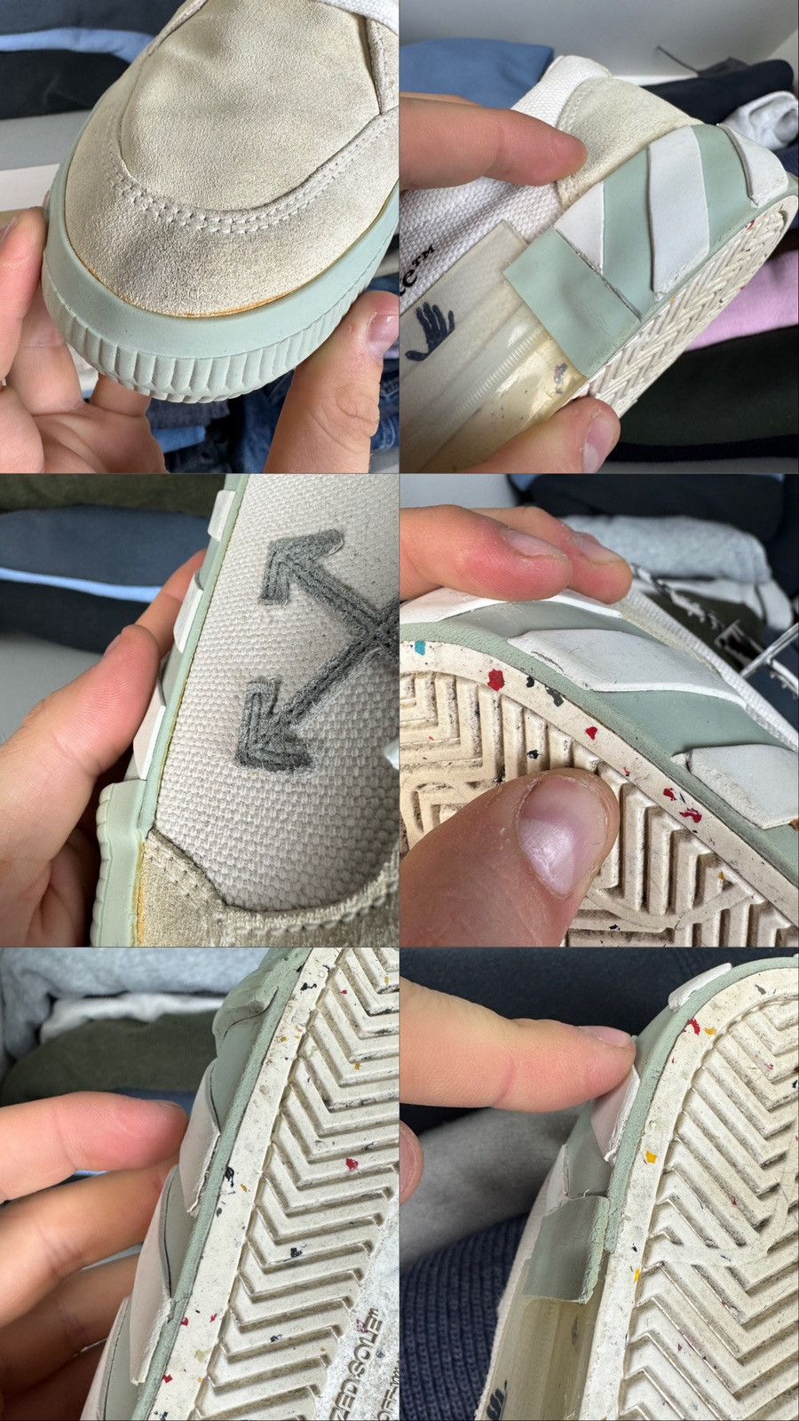 Off-White Off-White Low Vulcanized Sneakers Size 43 Size US 10 / EU 43 - 17 Thumbnail