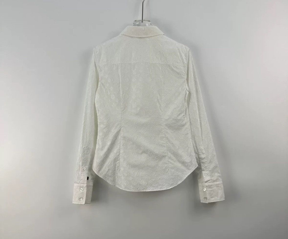 Louis Vuitton Louis Vuitton White shirt with classic logo shirt Size US S / EU 44-46 / 1 - 4 Thumbnail