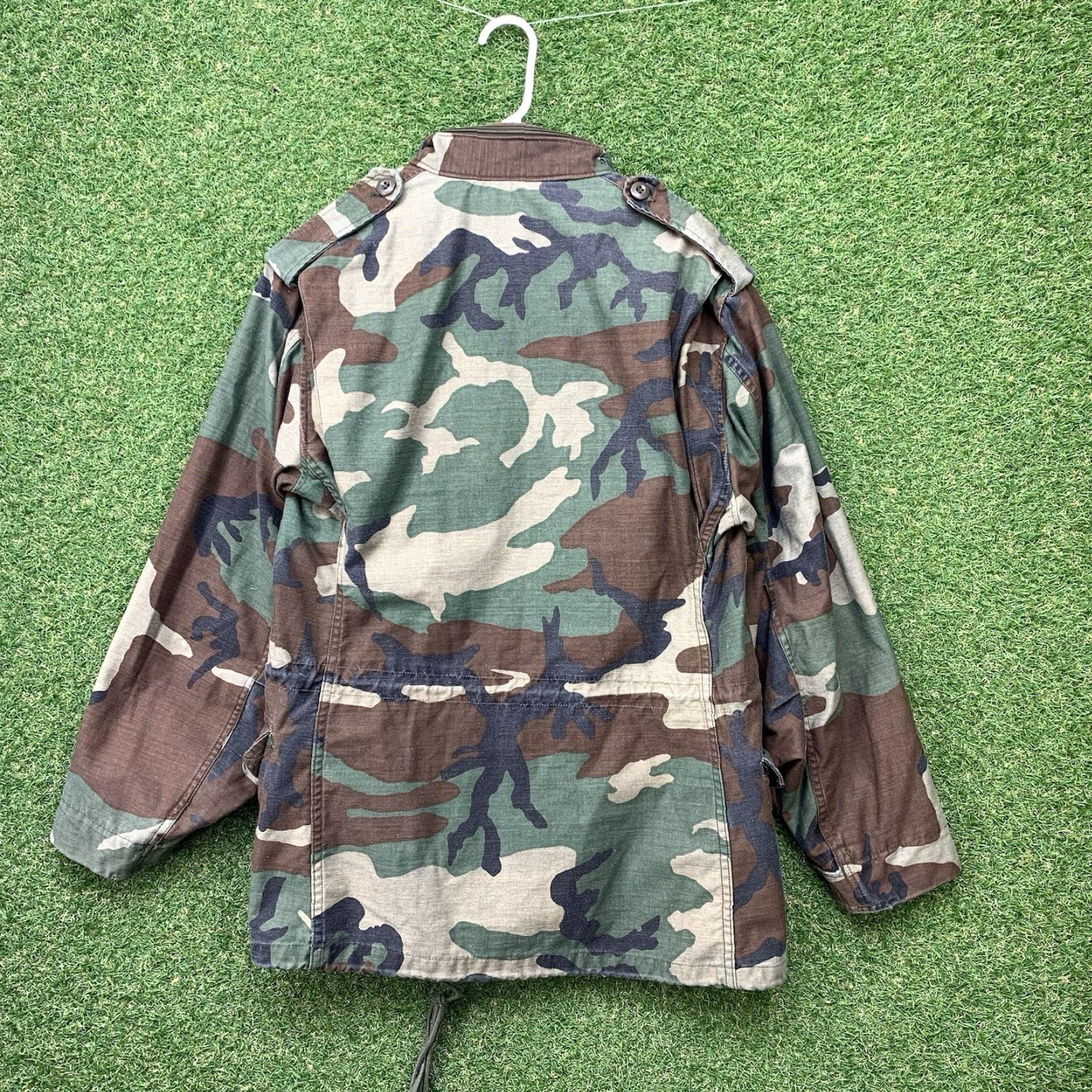 Vintage VINTAGE Alpha M65 Field Jacket Mens Small Regular Cold Weather Woodland Camo Military Jacket Size US S / EU 44-46 / 1 - 2 Thumbnail
