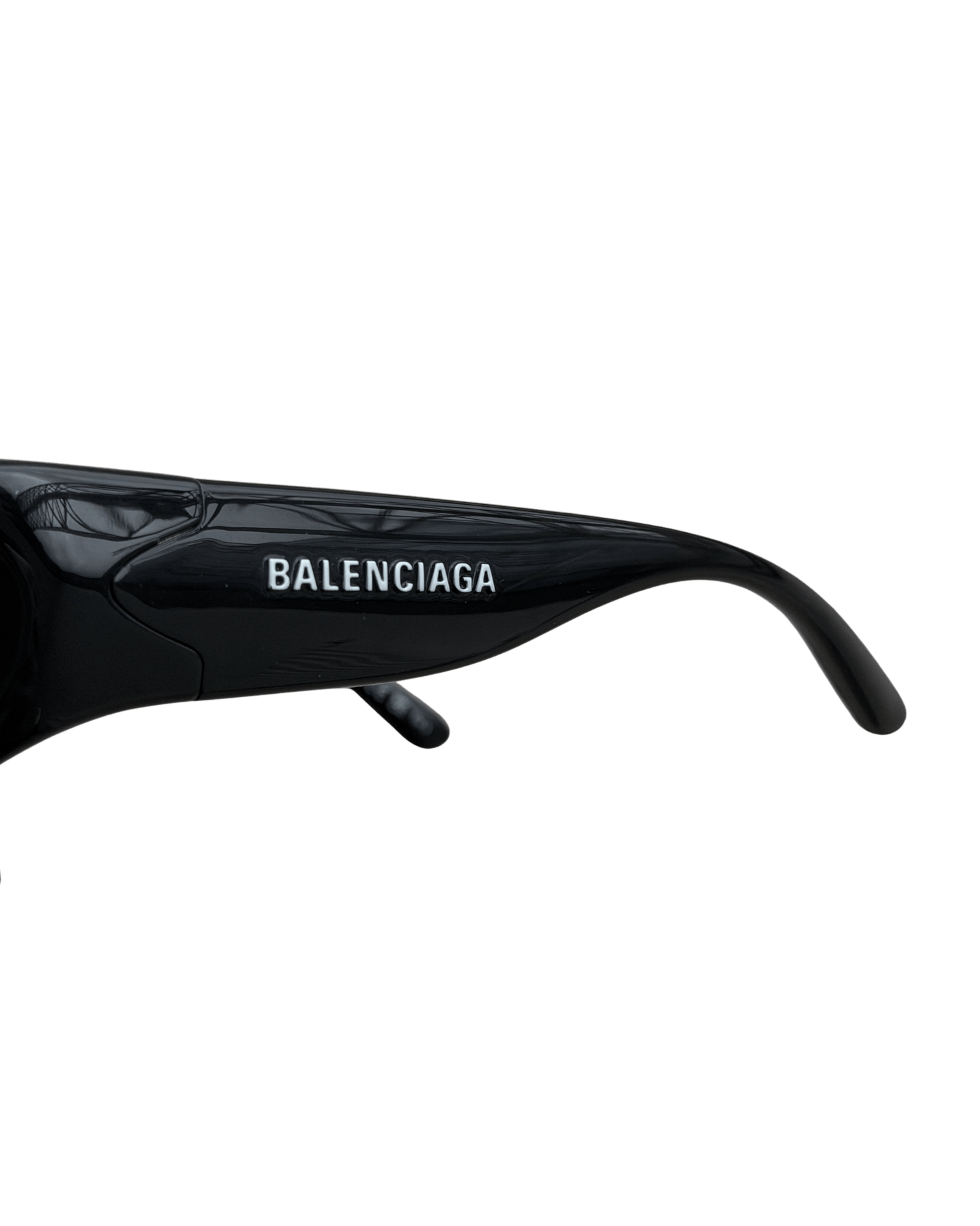 Balenciaga Balenciaga Black Swift Oval Sunglasses Size ONE SIZE - 5 Thumbnail