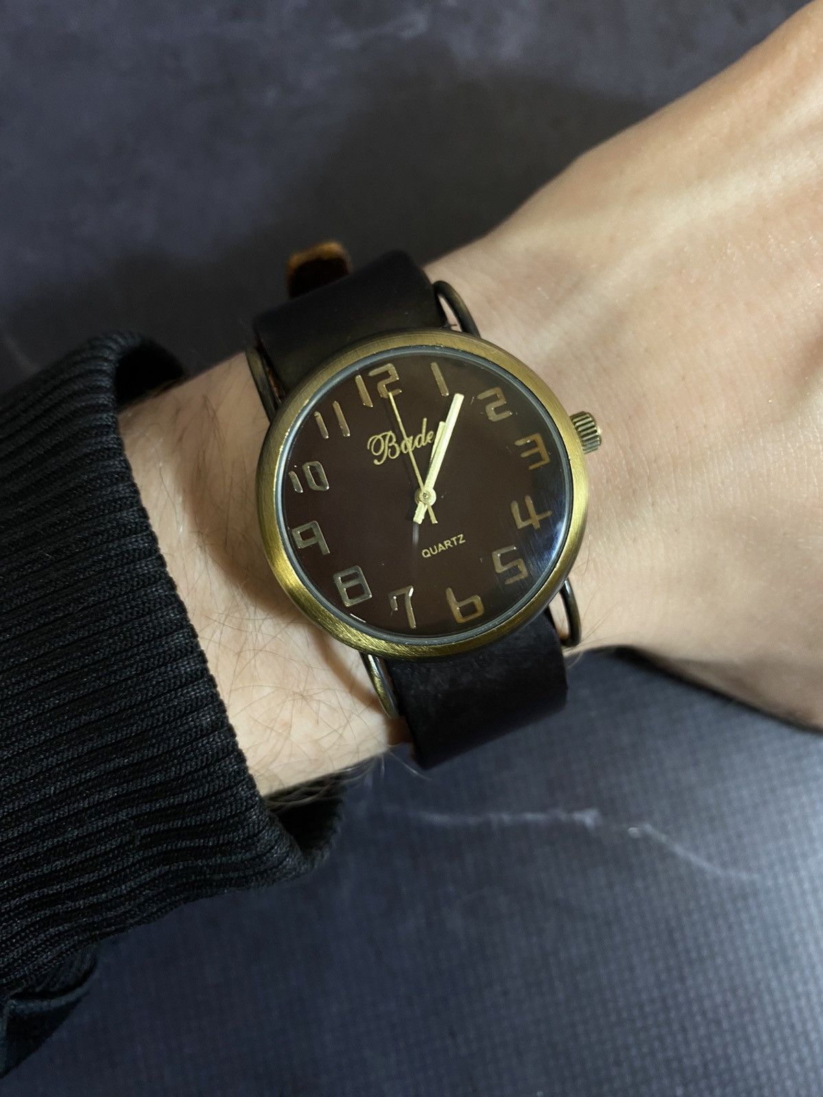 Japanese Brand Bade Classic Brown Leather Watch Japanese Brand Size ONE SIZE - 3 Thumbnail