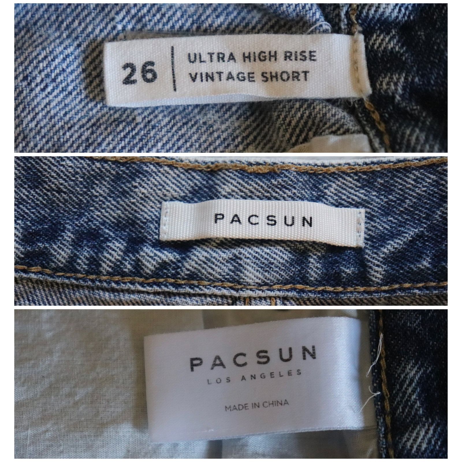 Pacsun Pacsun Ultra High Rise Vintage Short Size 26 Size 26" / US 2 / IT 38 - 9 Thumbnail