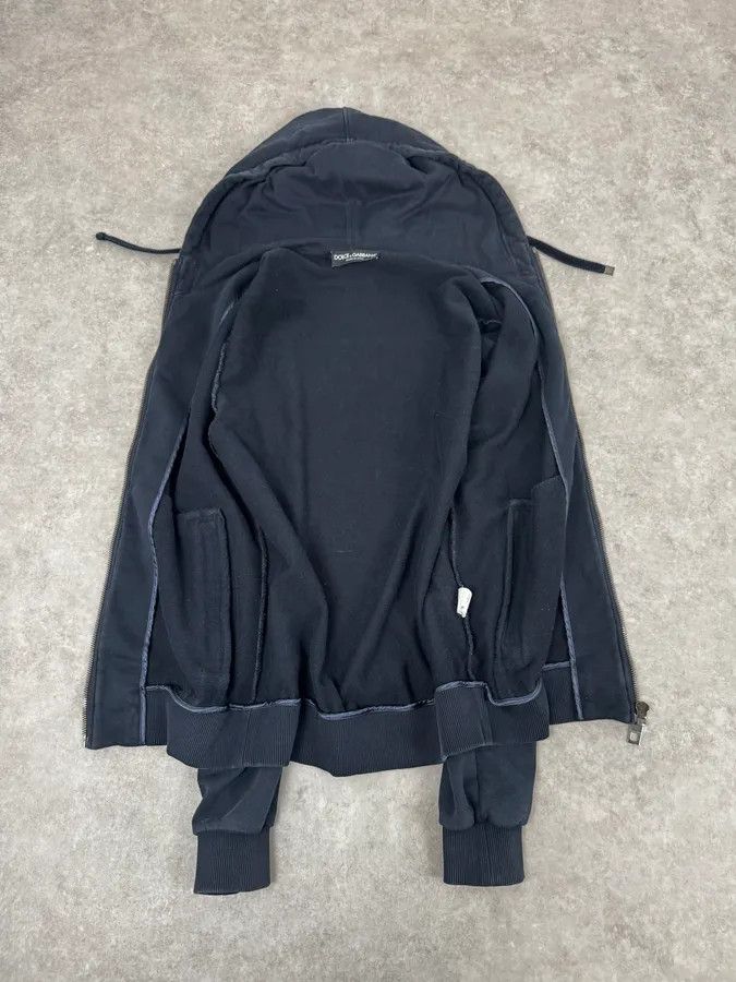 Dolce & Gabbana 2000s Dolce & Gabbana Navy Zip-up Sweater Size US S / EU 44-46 / 1 - 7 Thumbnail