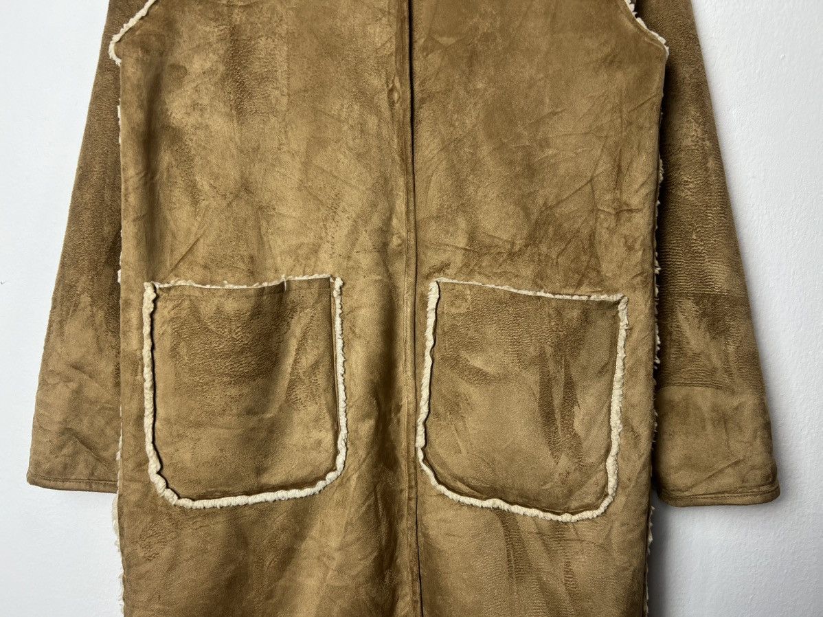 Vintage Faux Fur Shealing Whiskey Suade Jacket Size US M / EU 48-50 / 2 - 4 Thumbnail