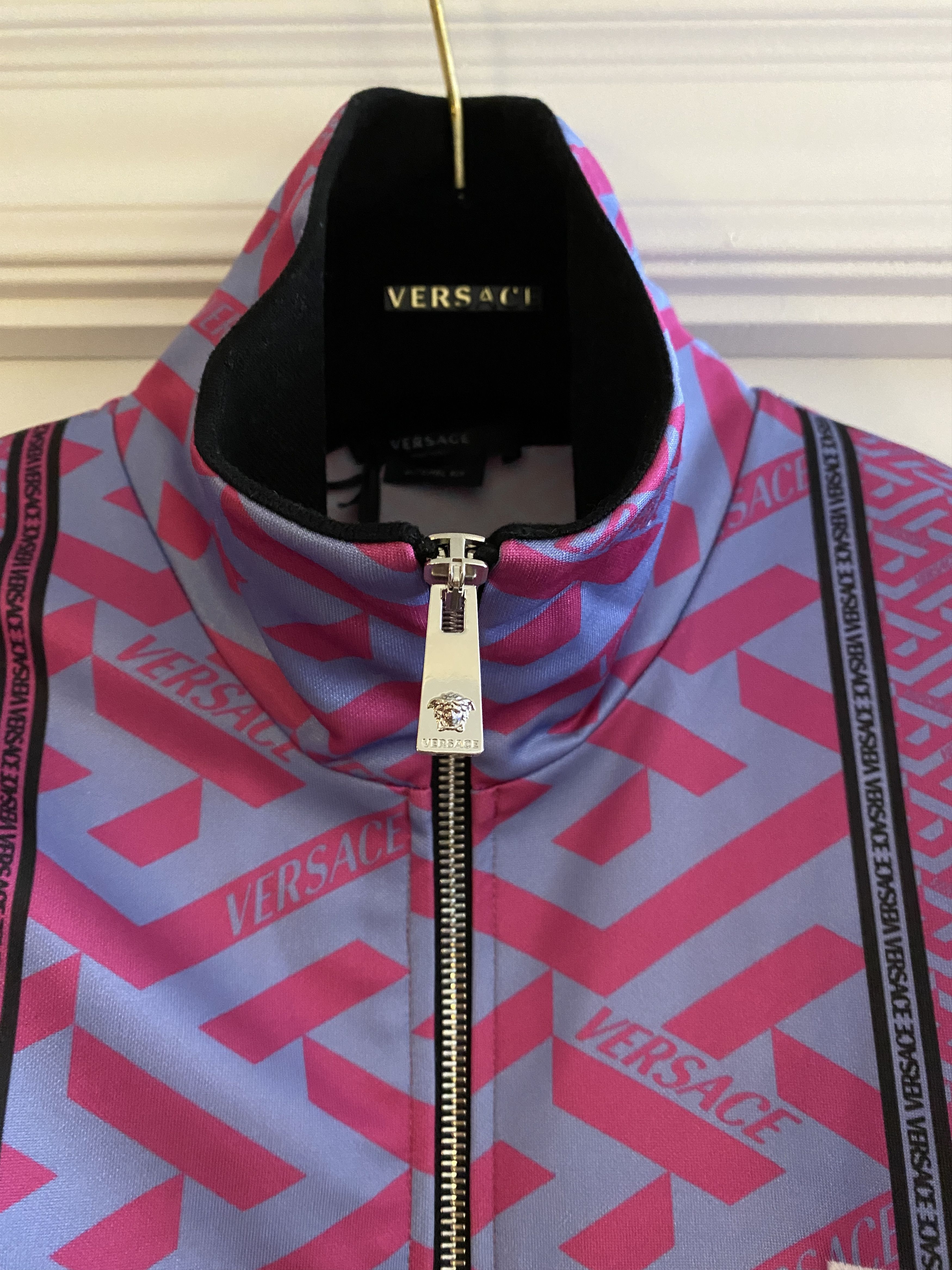 Versace VERSACE FULL LOOK Jacket and Pants La Greca V TRACKSUIT Size US M / EU 48-50 / 2 - 5 Thumbnail