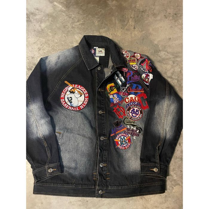 Other Vintage Negro League Baseball Museum NLBM Black Jean Jacket | Grailed