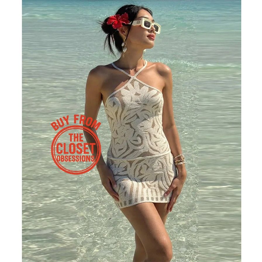 Zara RARE!!! ZARA BLOGGER FAVE!!! Mini Halter Dress NWT | Grailed
