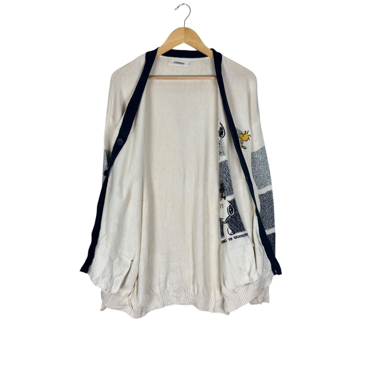Iceberg ☀️ICEBERG X PEANUTS ITALY KNIT CARDIGAN Size US L / EU 52-54 / 3 - 10 Thumbnail