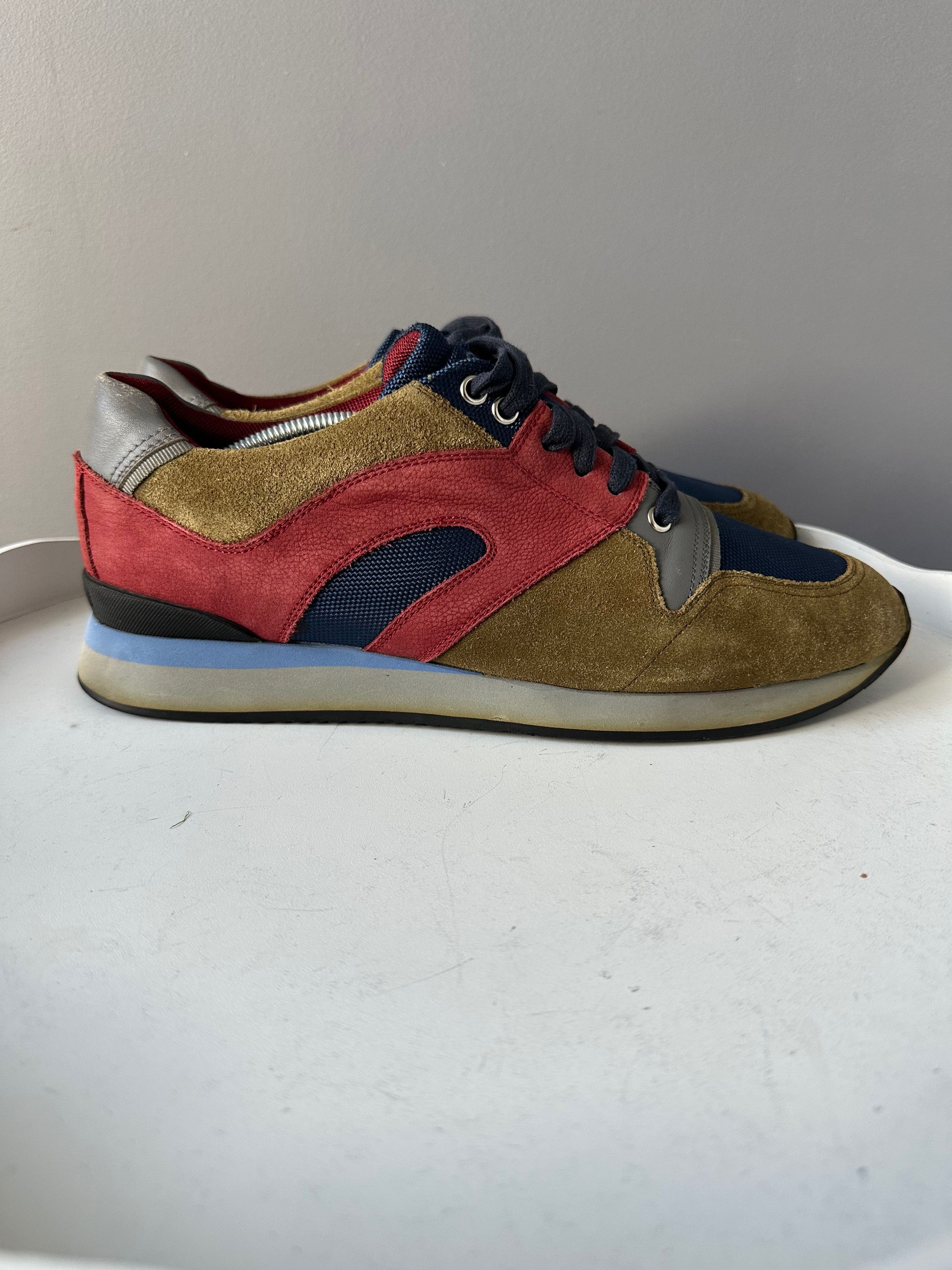 Dior 2014 A/W DIOR Homme low top suede sneakers Multicolor Size US 10 / EU 43 - 6 Thumbnail