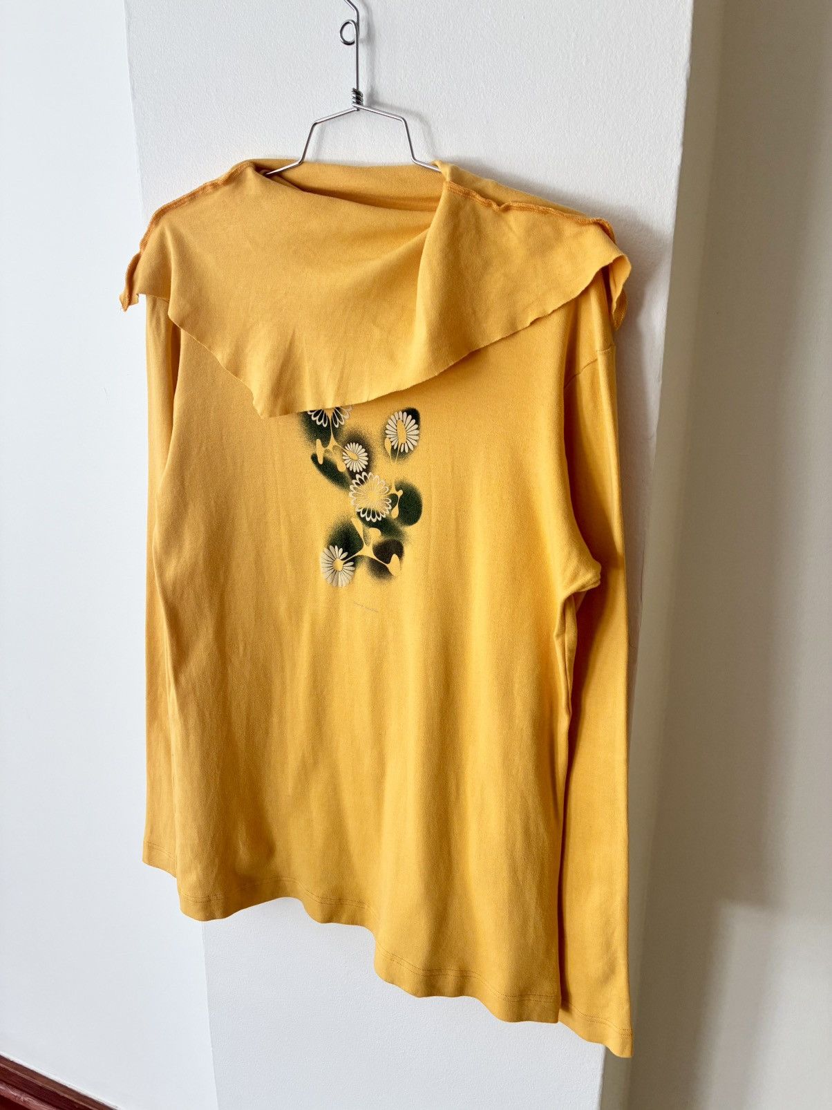 Stefan Cooke Stefan Cooke SS19 Runway Shawl Collar Daisy Shirt Size US L / EU 52-54 / 3 - 20 Thumbnail