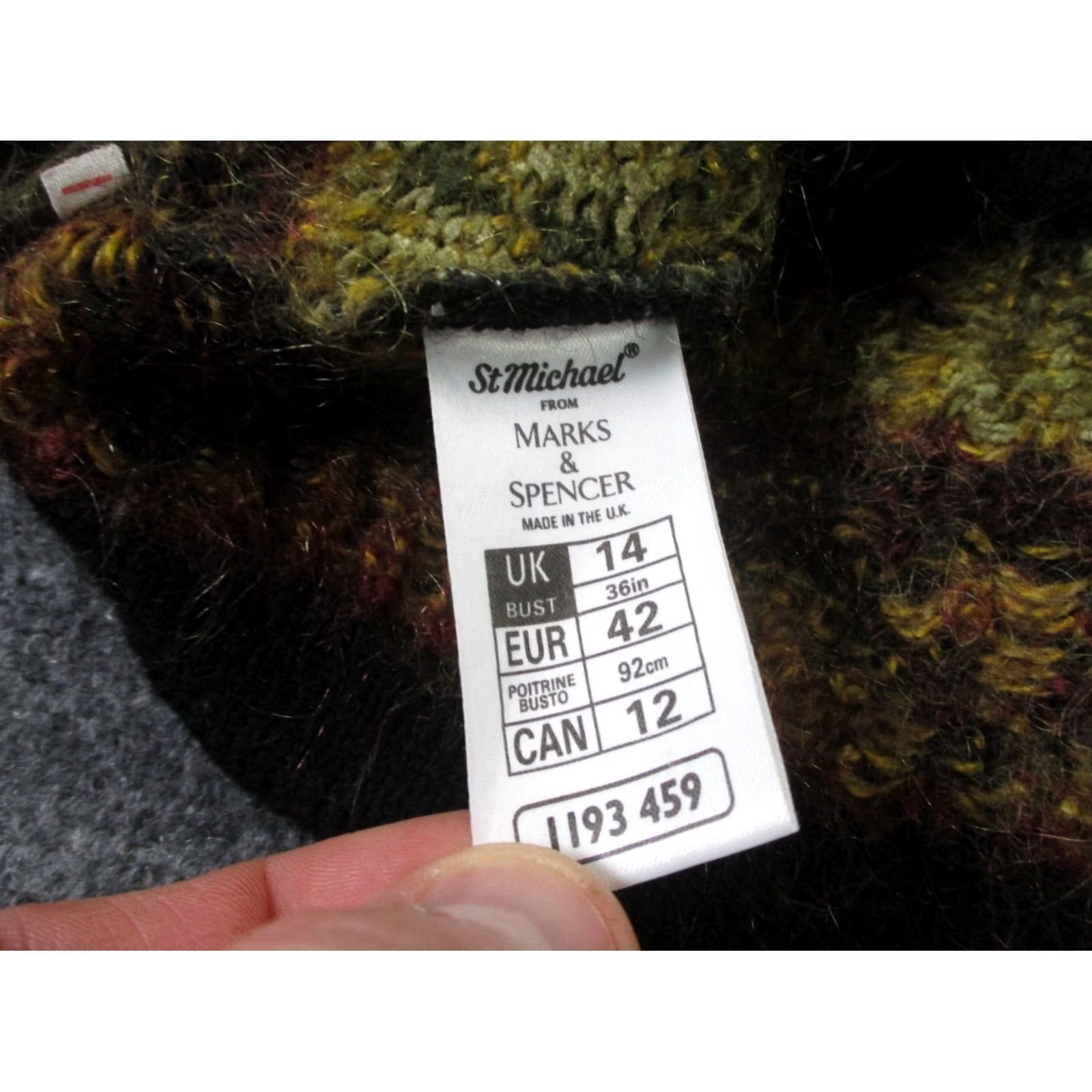 Marks & Spencer Marks and Spencer Sweater Womens L Turtleneck Pullover Wool Mohair Size L / US 10 / IT 46 - 6 Thumbnail