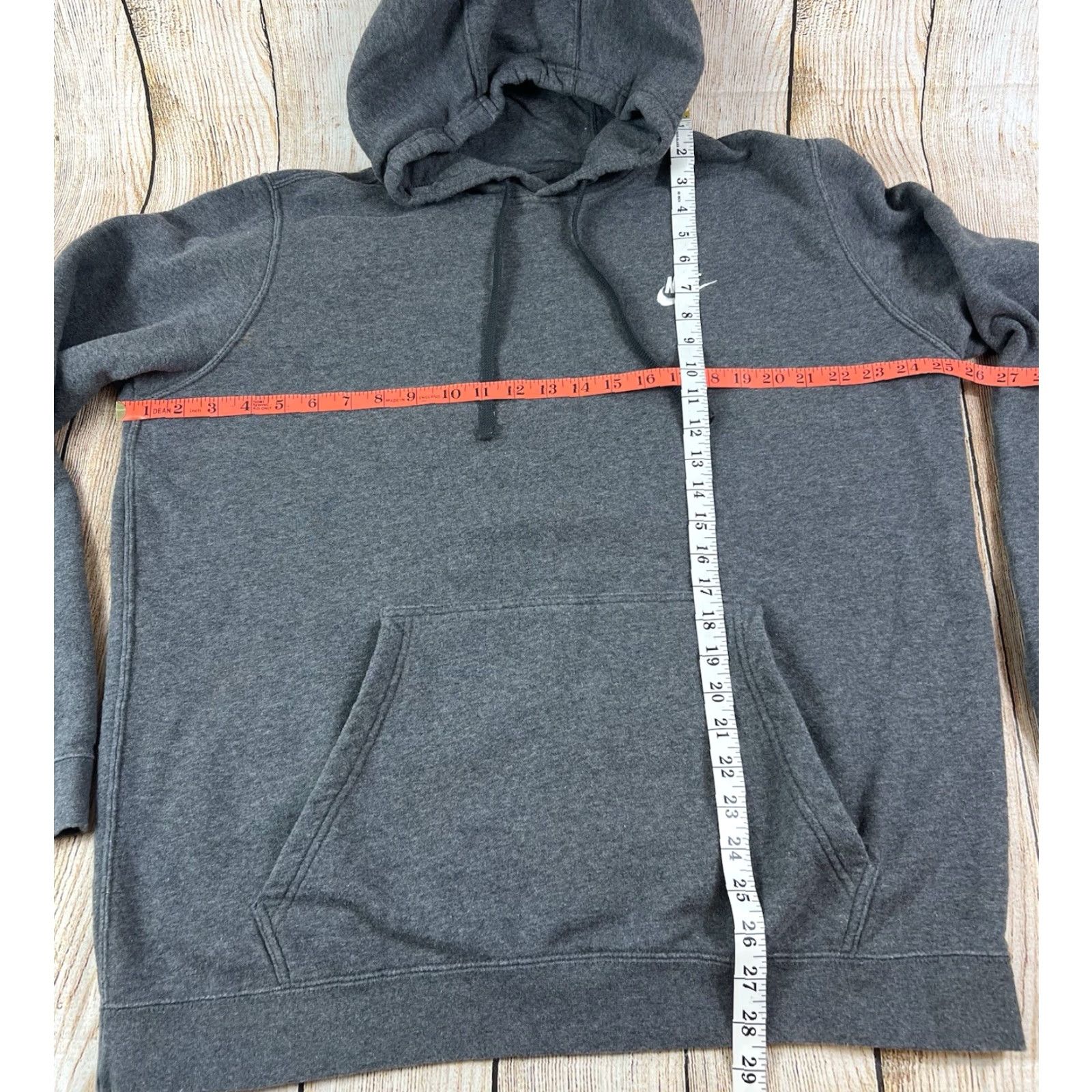 Nike Nike Men's Club Pullover Hoodie Fleece Charcoal Heather XL Sweatshirt Hoodie Pockets Sportswear Mens Size US XL / EU 56 / 4 - 3 Thumbnail