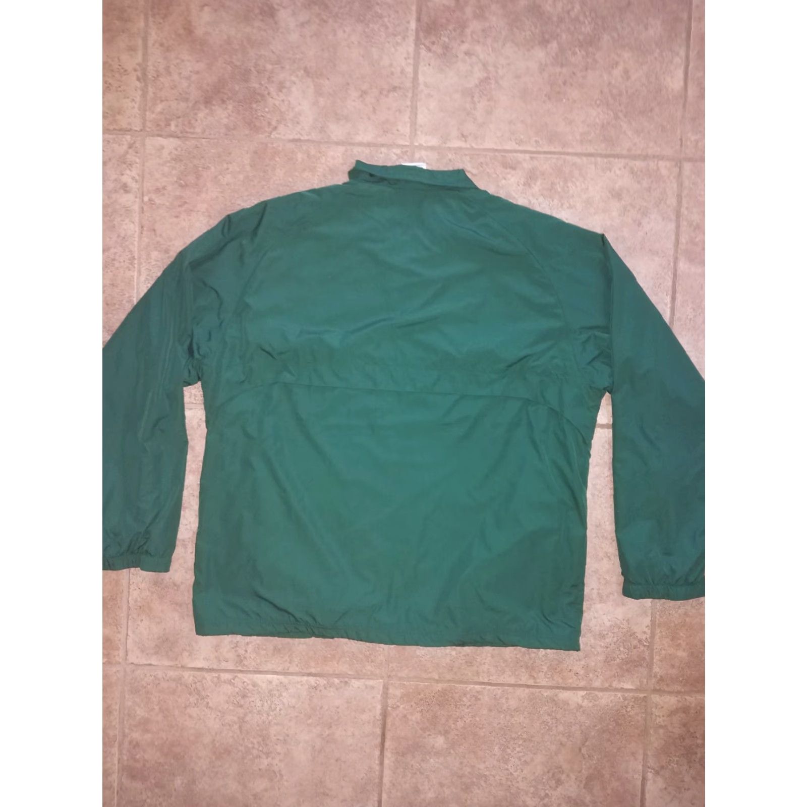 Vintage Addias Norte Dame Green/White Full Zip Jacket Mens XL Size US XL / EU 56 / 4 - 5 Thumbnail
