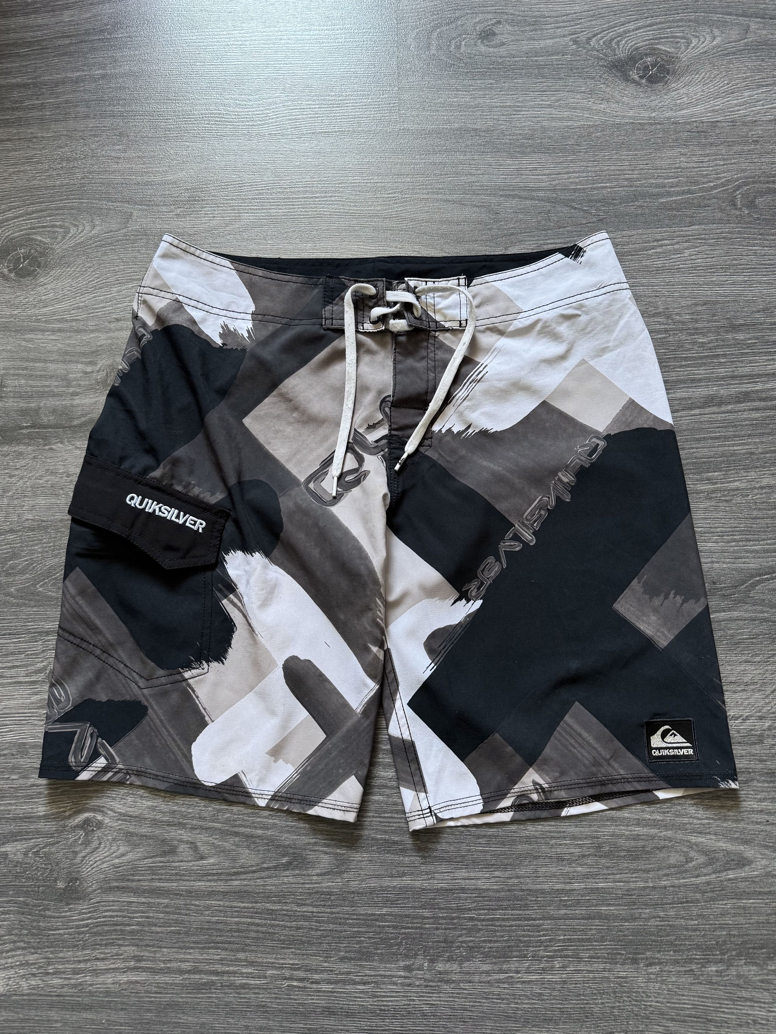 Quicksilver Vintage Quiksilver Board Cargo Shorts Size US 32 / EU 48 - 3 Thumbnail