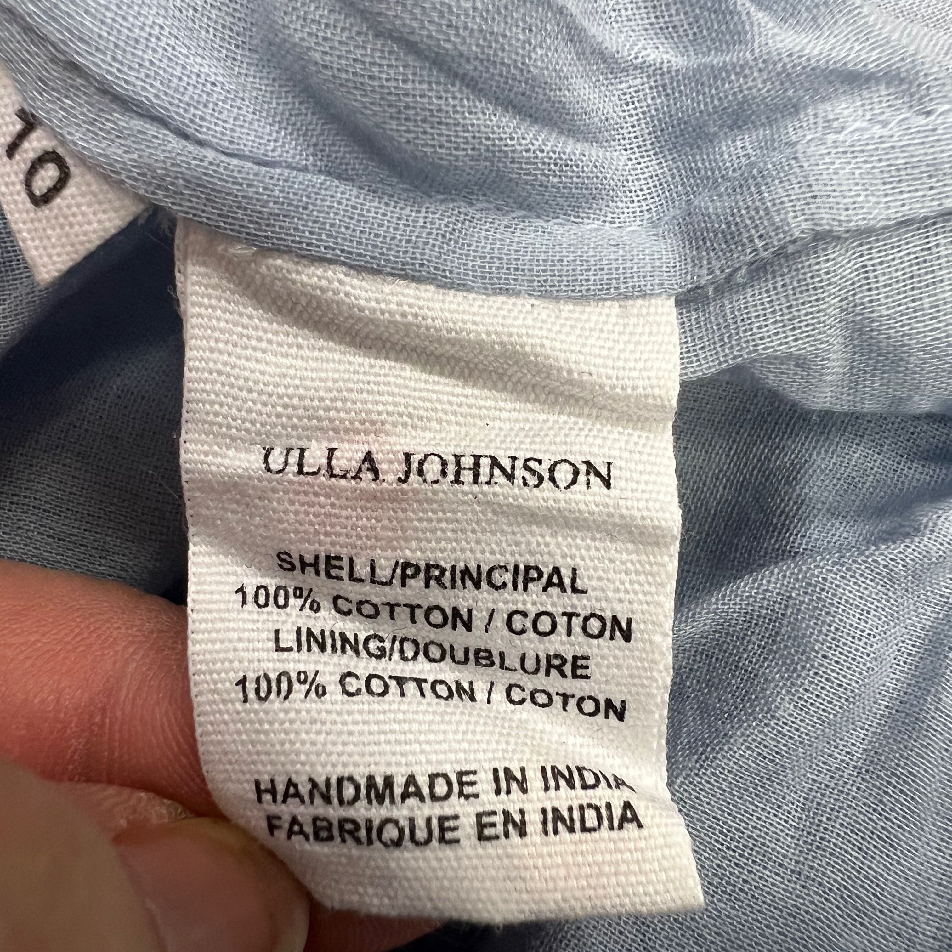 Ulla Johnson NEW Ulla Johnson Maelle Sleeveless Cotton Size L / US 10 / IT 46 - 3 Thumbnail