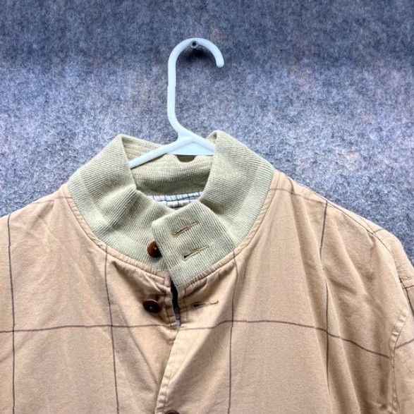 Ralph Lauren Ralph Lauren Jacket Mens Large Bomber Lined Beige Khaki Windowpane Vintage A2 Style Size US L / EU 52-54 / 3 - 6 Thumbnail