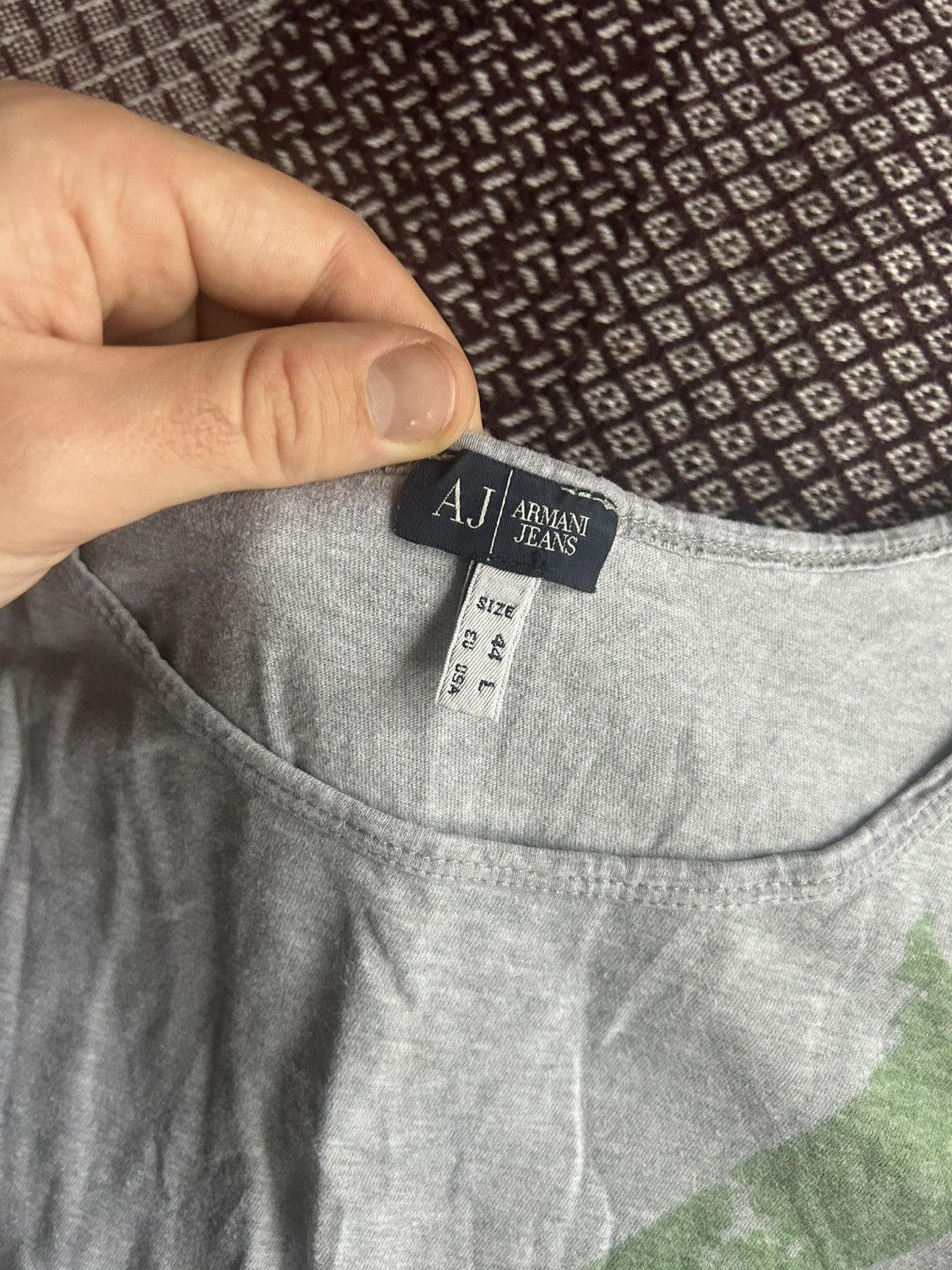Armani Vintage Armani Jeans Guitar Graphic Print Y2K Unisex Size L Size US L / EU 52-54 / 3 - 6 Thumbnail