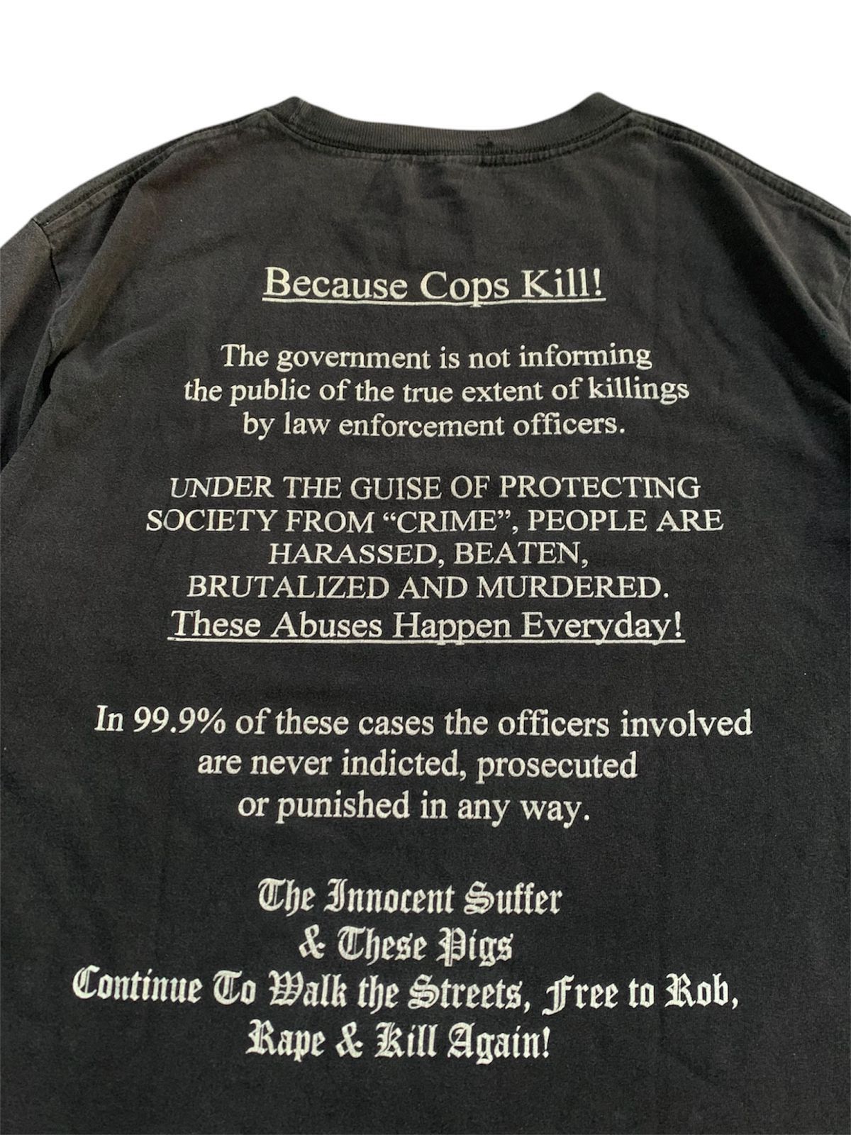Band Tees × Vintage Vintage 2000s Leftover Kill Cops Punk Tee Size US M / EU 48-50 / 2 - 3 Thumbnail