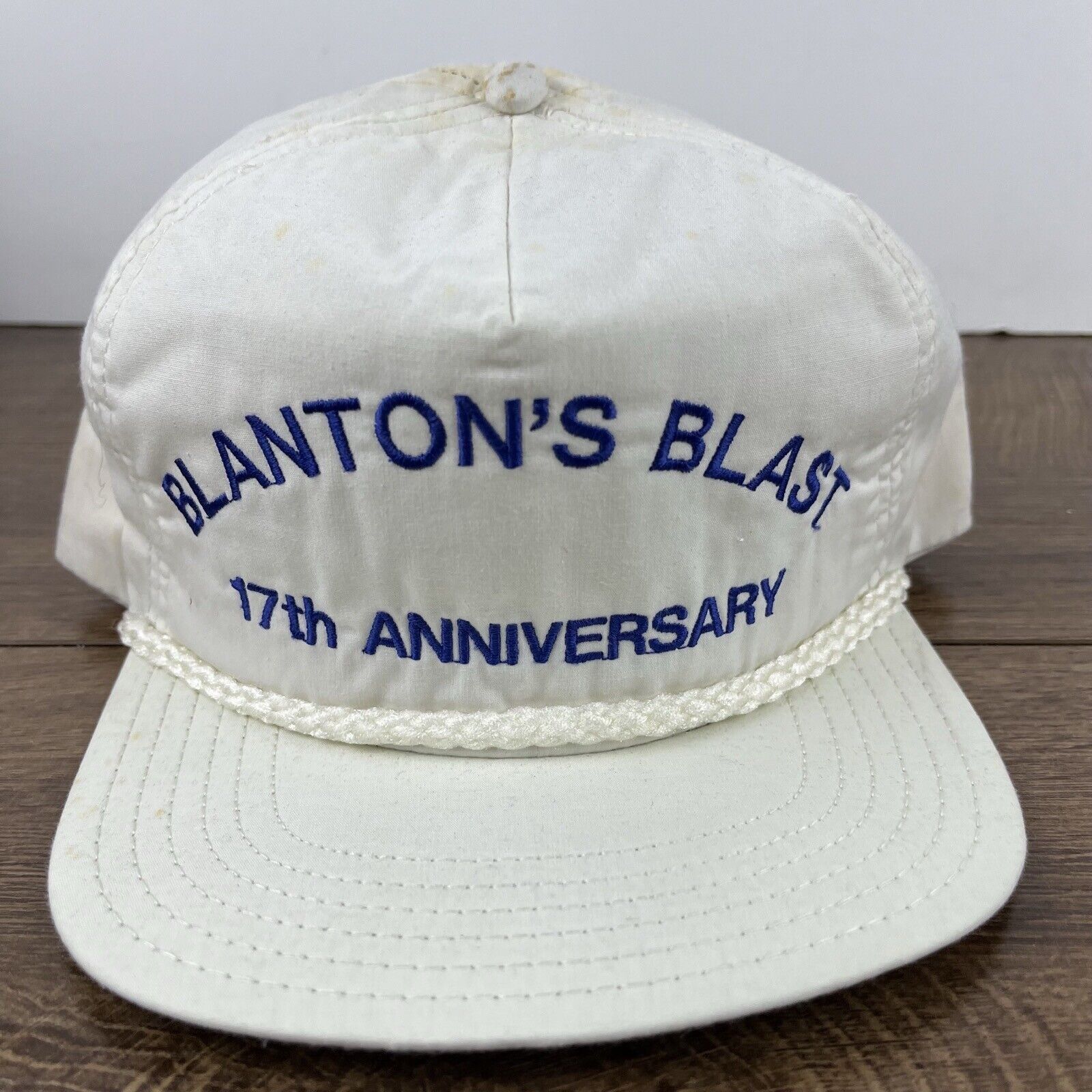 Other Blantons Blast Hat 17th Anniversary Hat White Hat Adjustable Size ONE SIZE - 7 Thumbnail