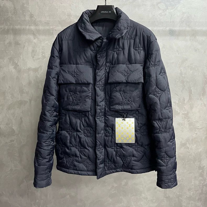 Louis Vuitton Louis Vuitton Blue Casual Quilted Jacket - dmc Size US XXL / EU 58 / 5 - 1 Thumbnail