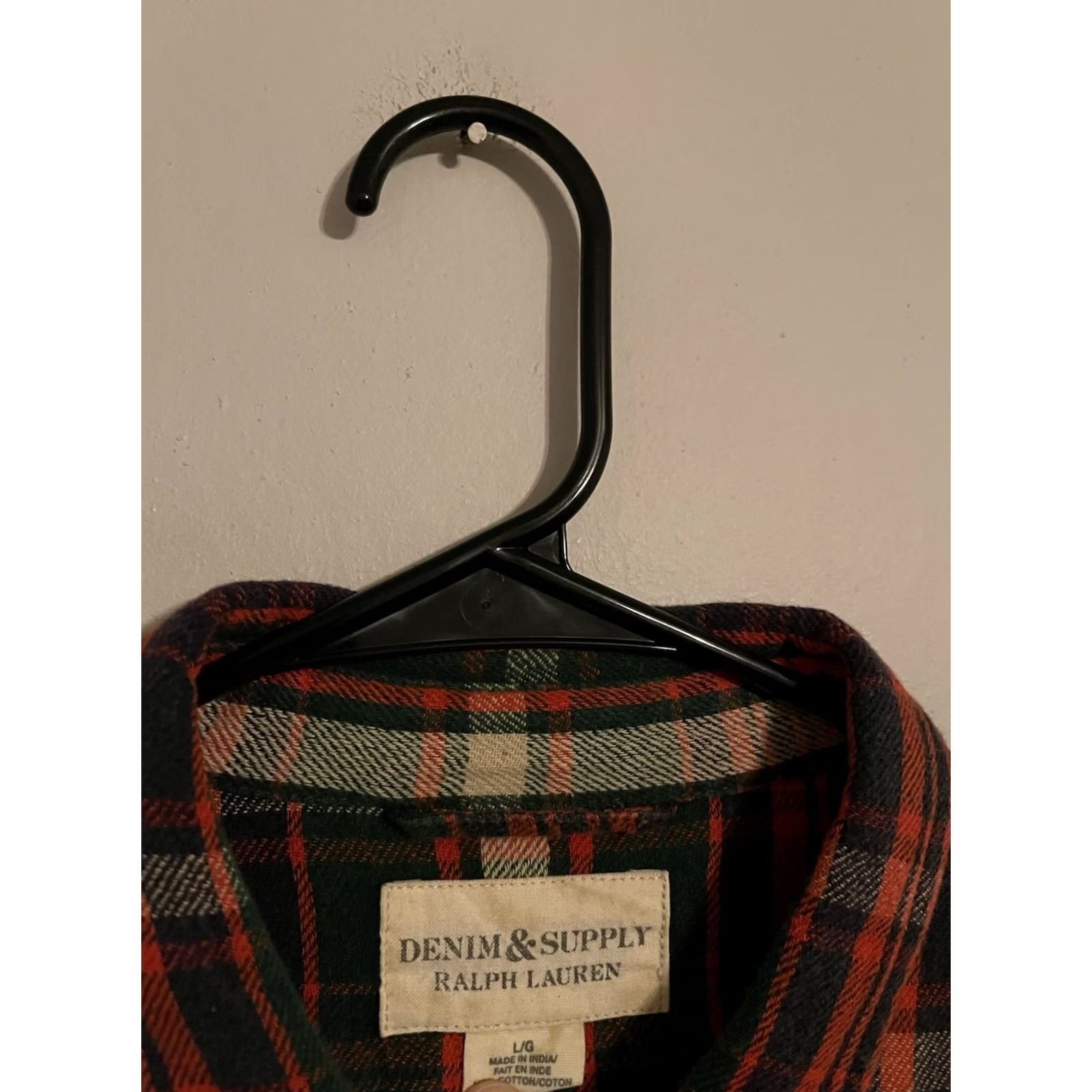 Polo Ralph Lauren Polo Ralph Lauren Flannel Shirt Men's Large Green Red Plaid L/S Size US L / EU 52-54 / 3 - 3 Thumbnail