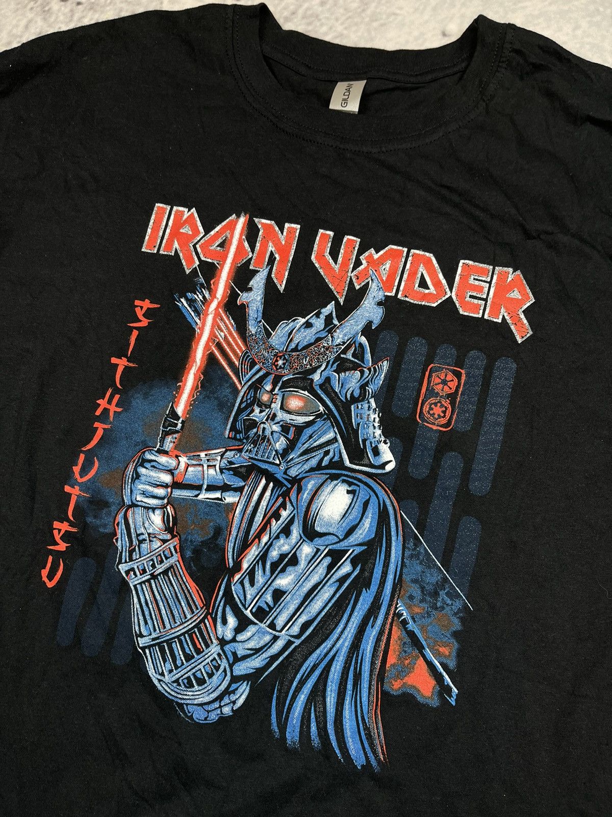 Band Tees × Iron Maiden Iron Maiden gildan tee Samurai Size US XL / EU 56 / 4 - 2 Thumbnail
