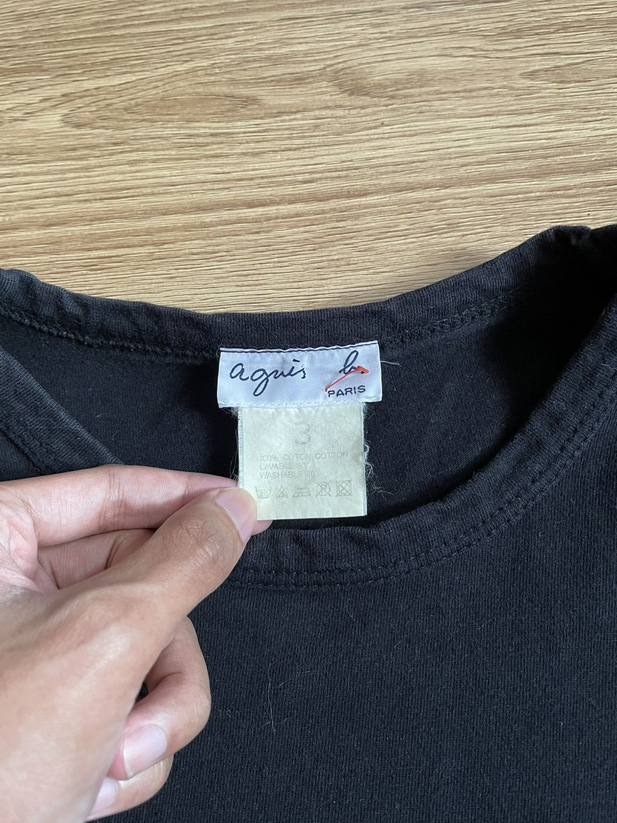 agnes b. Agnes B. Spell Out Long Sleeve Tee Size US M / EU 48-50 / 2 - 3 Thumbnail