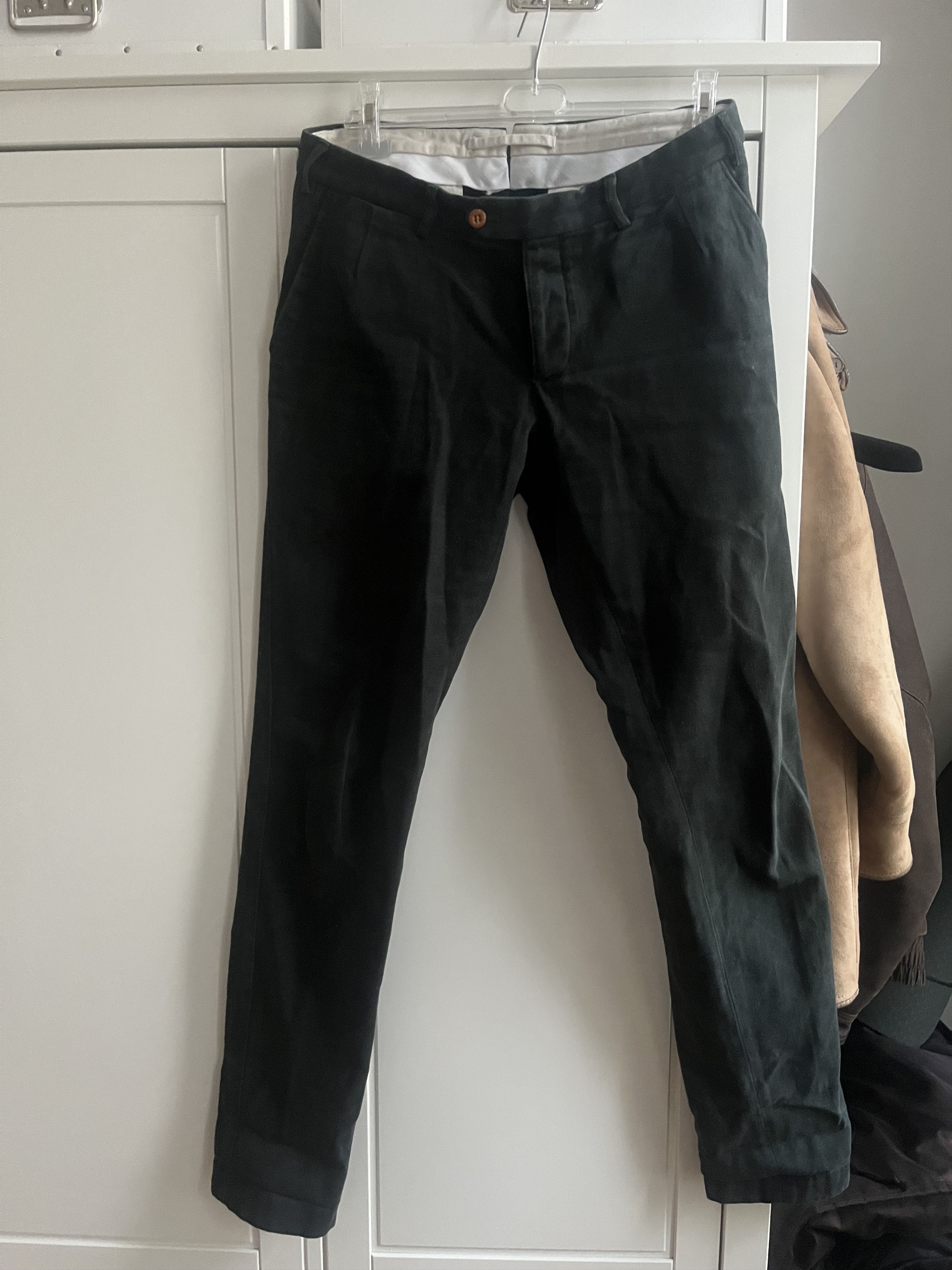 Other Borelio Hose Chino, dicker Stoff, Gr. 50, grün Size US 34 / EU 50 - 1 Thumbnail