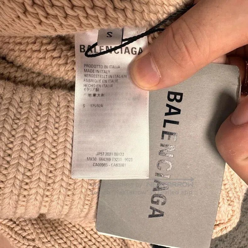 Balenciaga Balenciaga Wheat Ear Embroidered Sweater. Size US S / EU 44-46 / 1 - 4 Thumbnail