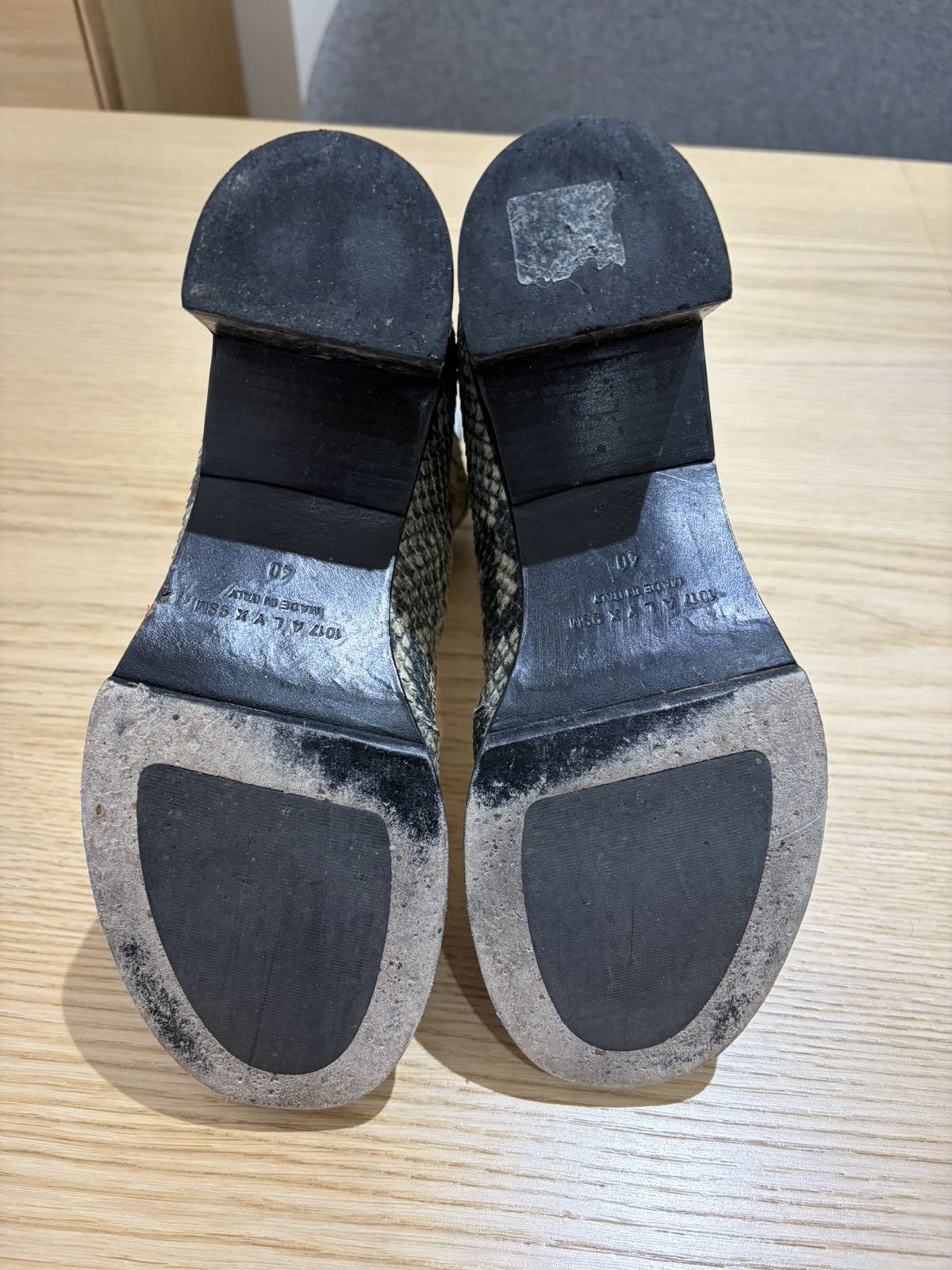 1017 ALYX 9SM Alyx Snakeskin Bowie boots Size US 7 / EU 40 - 4 Thumbnail
