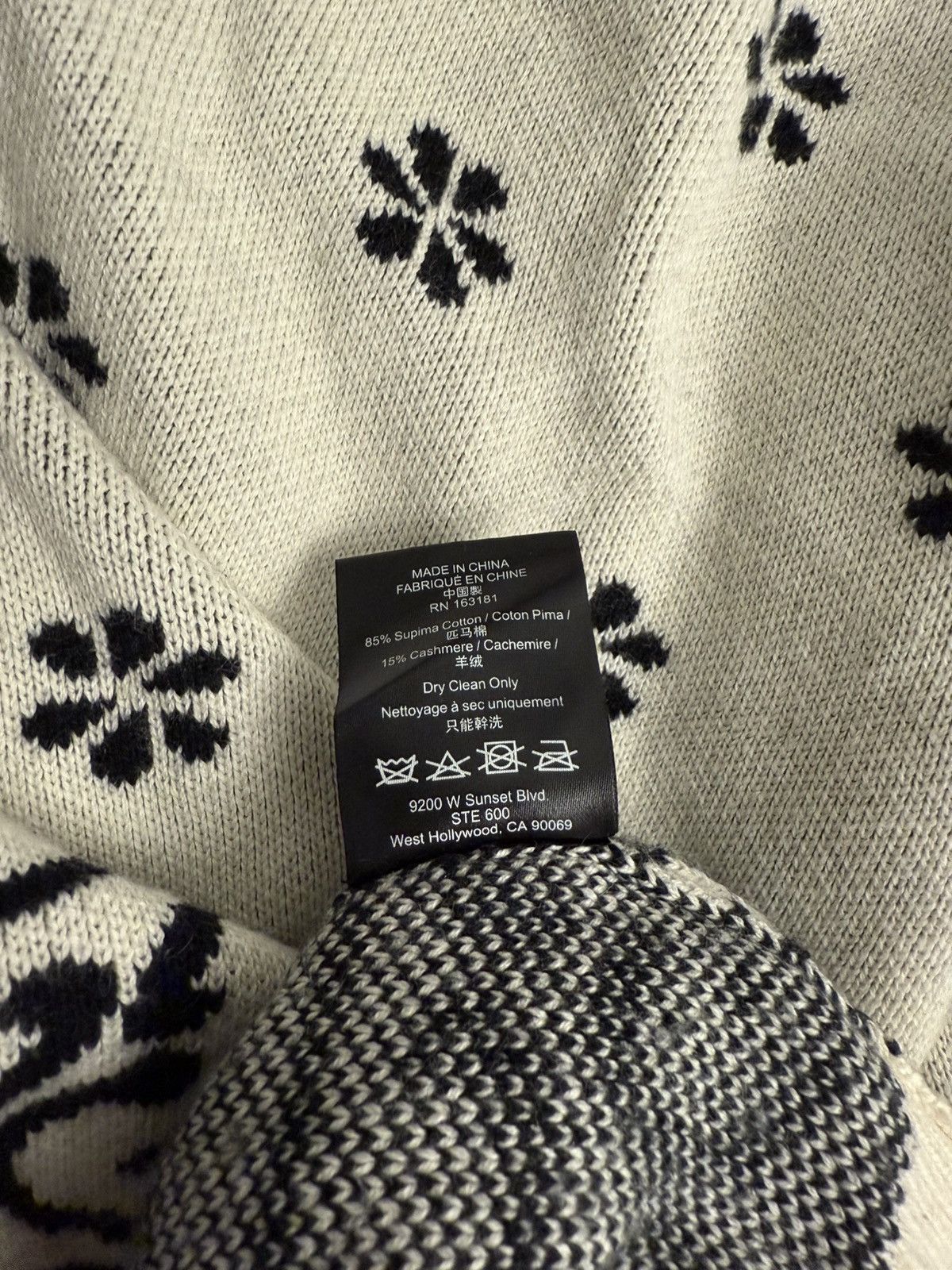 Rhude Rhude white Jacquard Sweat Size US L / EU 52-54 / 3 - 5 Thumbnail