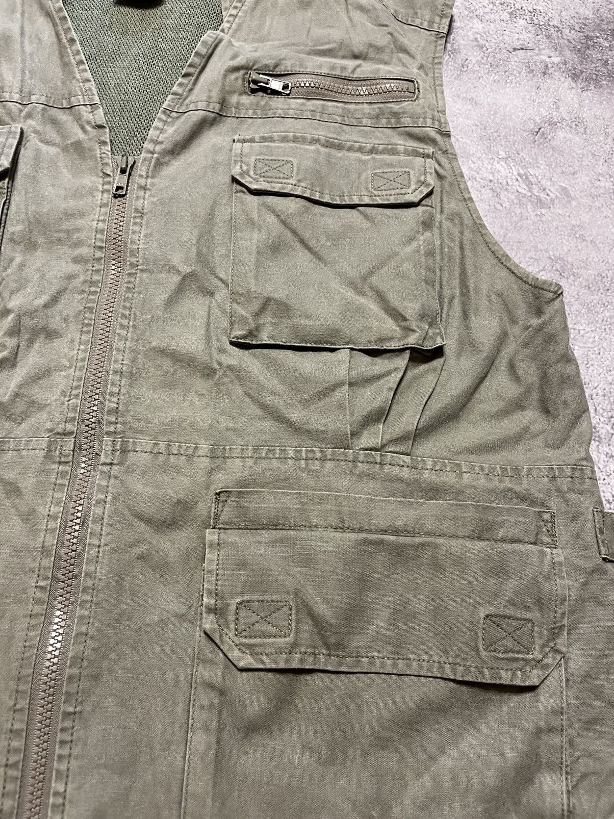 L.L. Bean Vintage 90s LL Bean Fishing Vest Multi Pocket Gorpcore Size US L / EU 52-54 / 3 - 3 Thumbnail