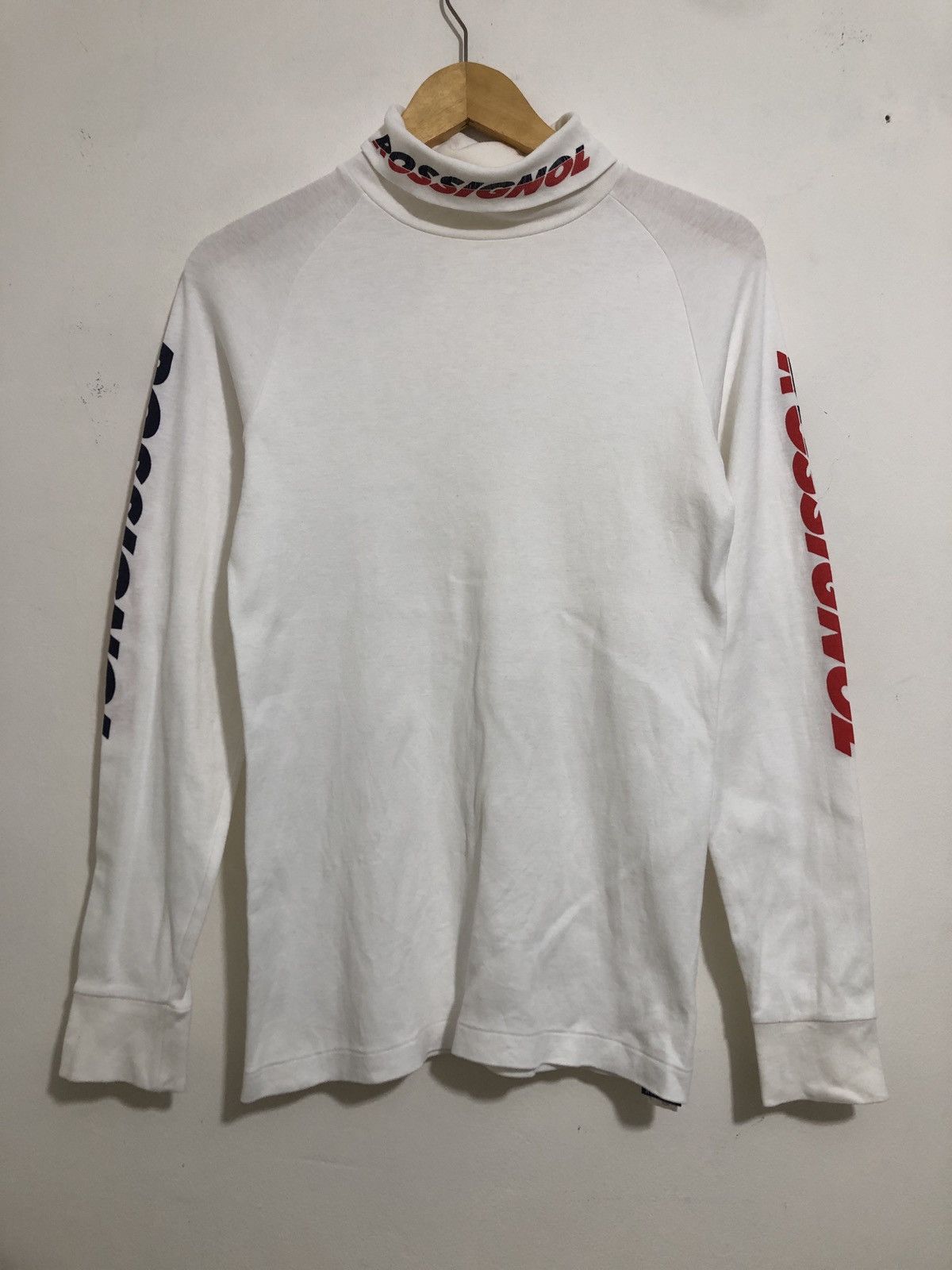 Rossignol × Vintage Vintage Rossignol Turtleneck T-Shirt Size US M / EU 48-50 / 2 - 2 Thumbnail