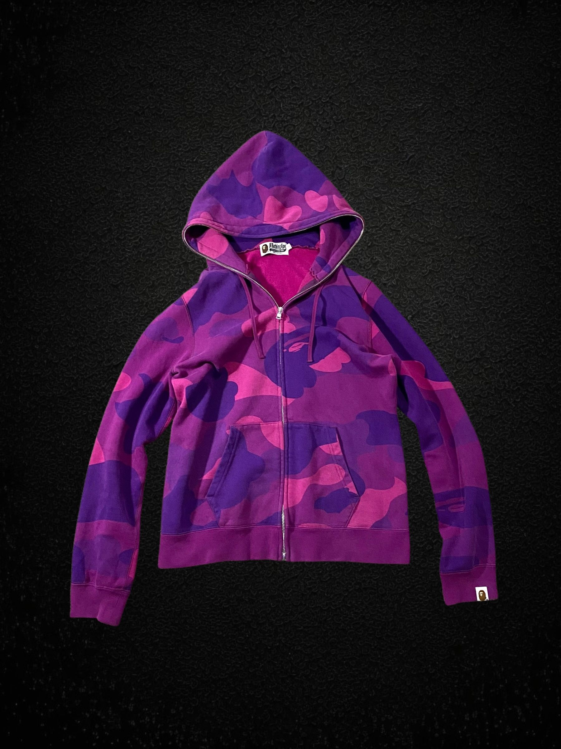 Bape Zoom Color Camo Full Zip Hoodie Size S / US 4 / IT 40 - 1 Thumbnail