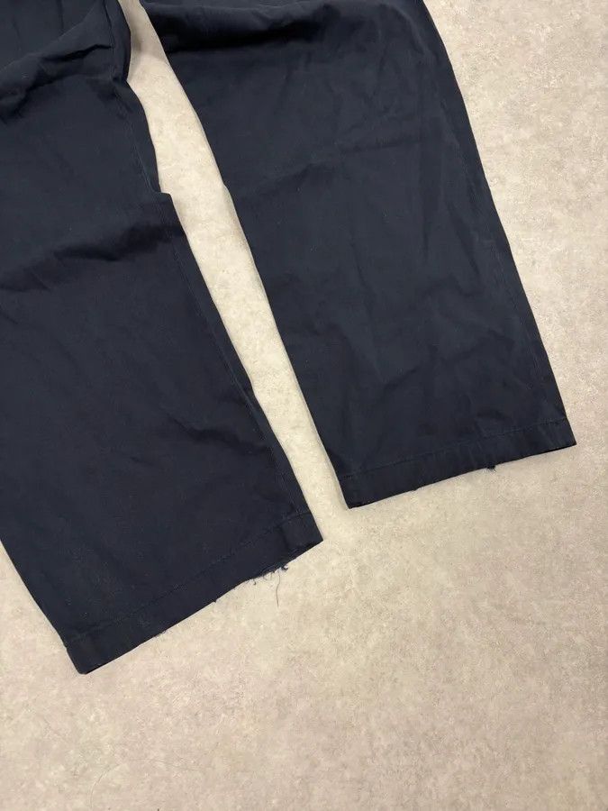 Dries Van Noten Dries Van Noten Navy Minimalist Belted Cozy Pants Size US 34 / EU 50 - 8 Thumbnail