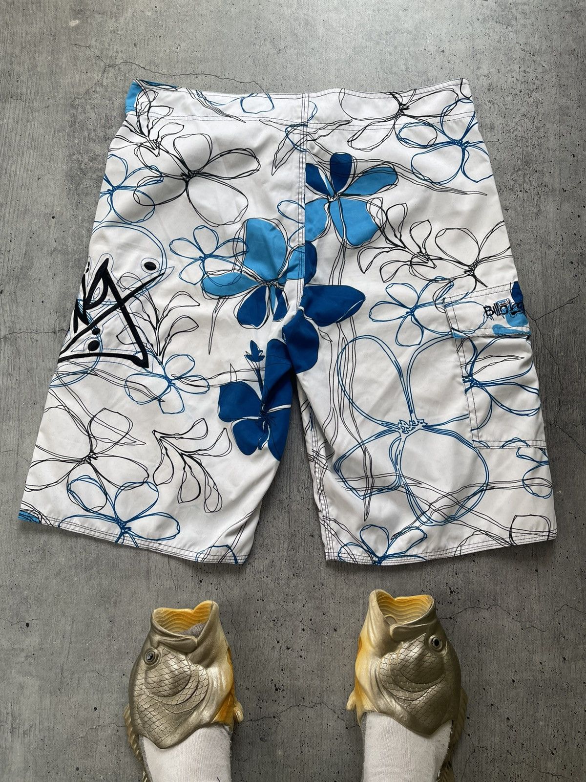 Billabong Vintage 90s Billabong shorts art streetwear style Size US 36 / EU 52 - 3 Thumbnail