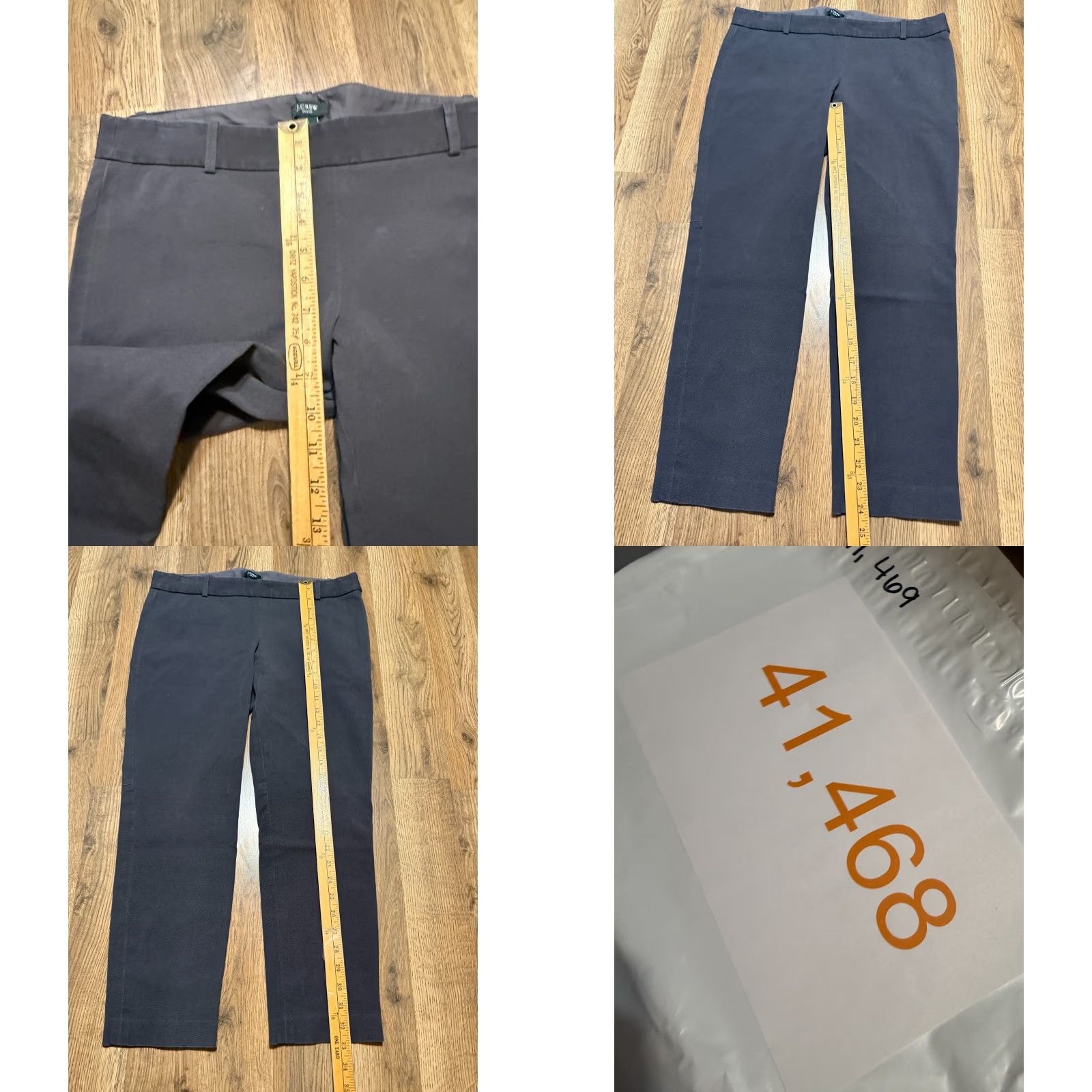 J.Crew J.CREW Pants, Women's Size 10, Black, Pull On, Dress Pants, City Fit, Flat Front, Regular, 24 in Inseam, Dress Pants, City, Womens Size 32" / US 10 / IT 46 - 8 Thumbnail