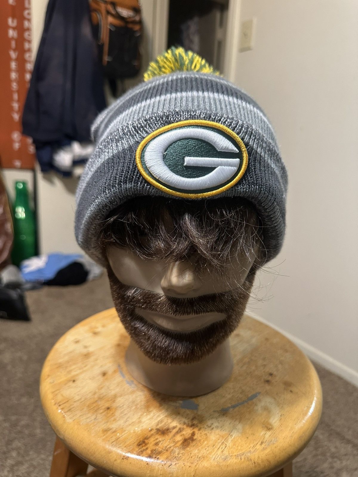 NFL Vintage NFL New Era Green Bay Packers “thick” beanie 00s Size ONE SIZE - 1 Thumbnail