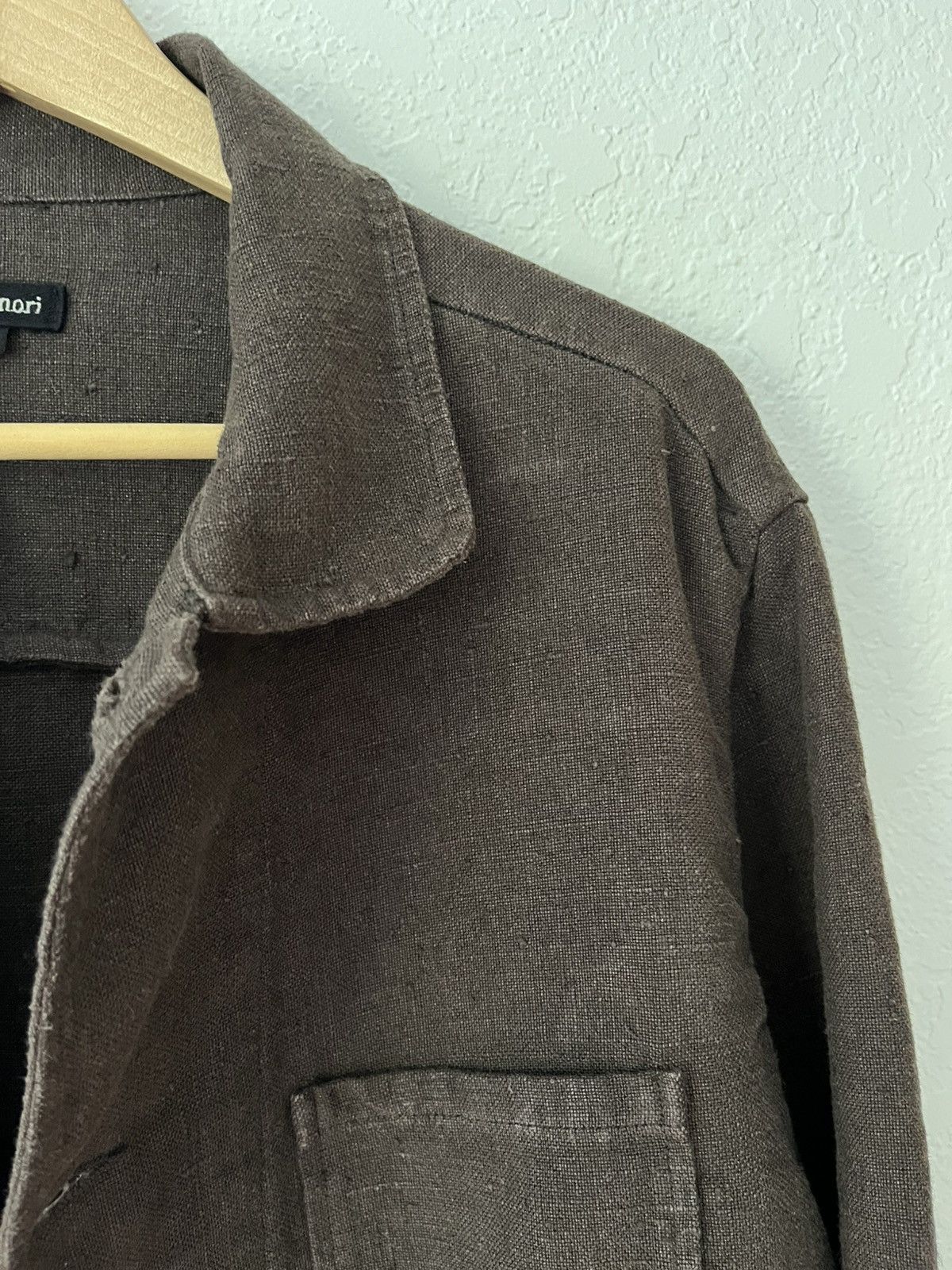 Evan Kinori Evan Kinori 3 pocket Jacket - Butcher Linen ( S ) Size US S / EU 44-46 / 1 - 2 Thumbnail
