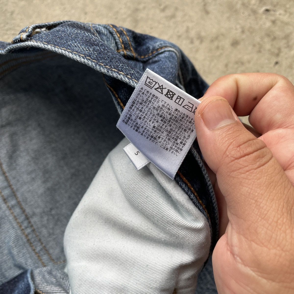 Japanese Brand × Jean × Vintage Vintage Japanese Faded Distressed Selvedge Jeans Pants W37 Size US 37 - 8 Thumbnail