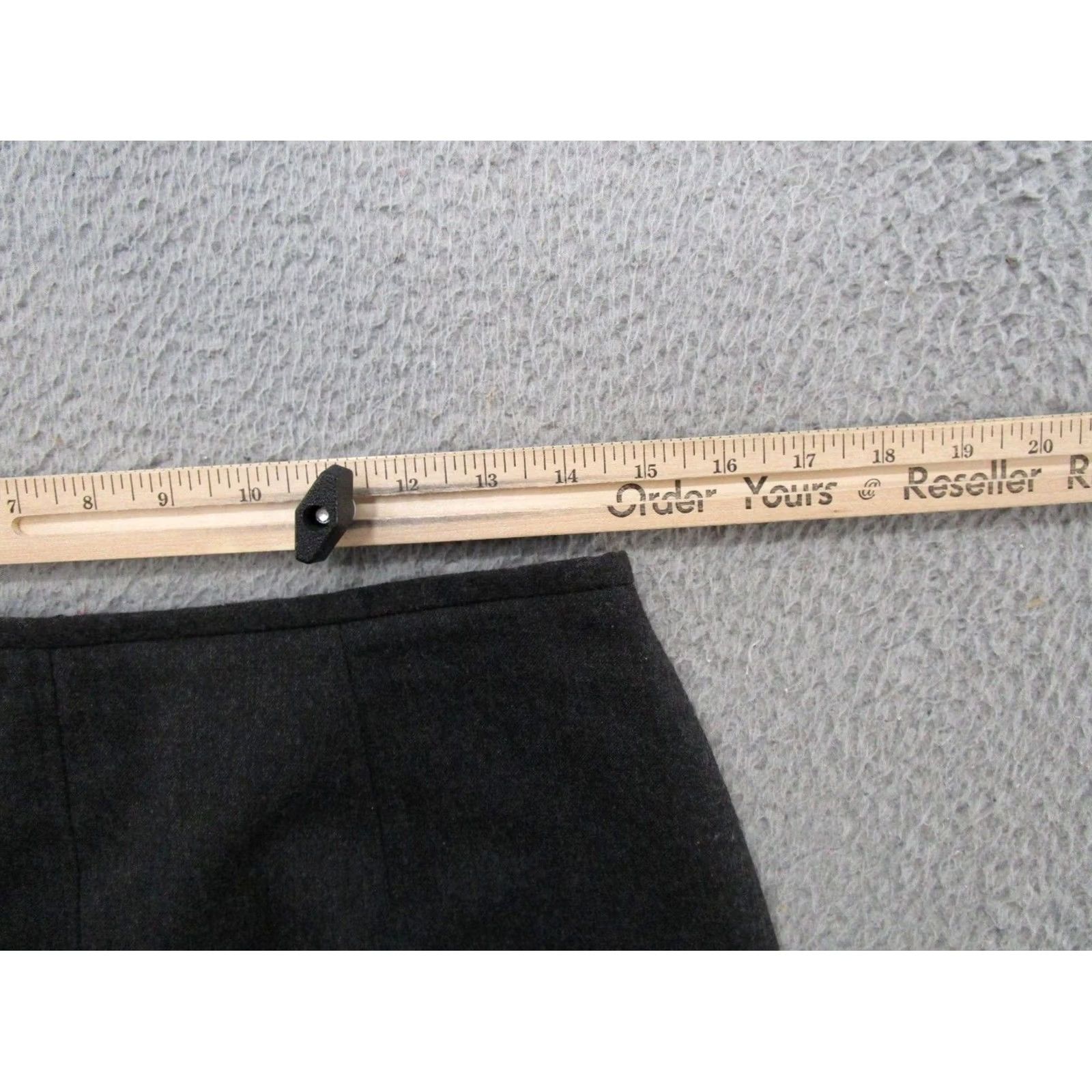 Talbots VINTAGE Talbots Women’s 100% Wool Black A-line Career Skirt Size 10 Back Slit Size 32" / US 10 / IT 46 - 5 Thumbnail