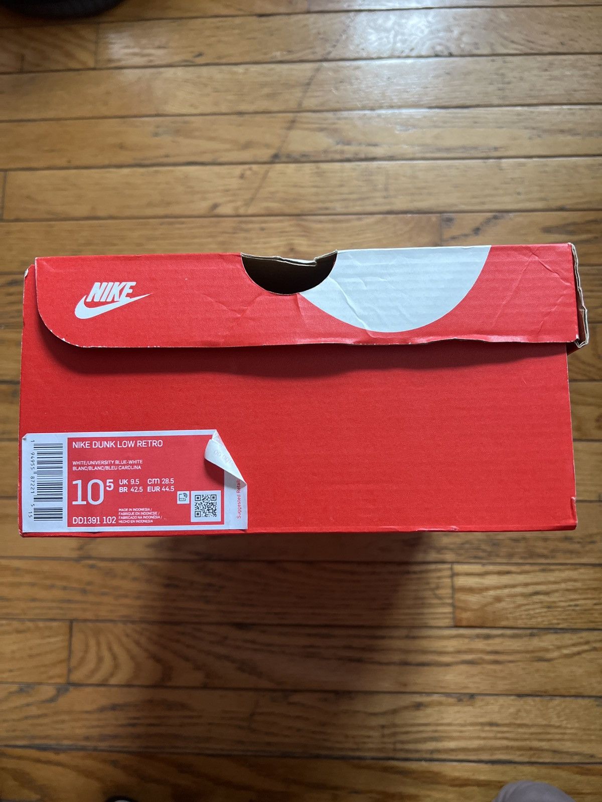 Nike Dunk Low “UNC (2021) Size US 10.5 / EU 43-44 - 7 Thumbnail