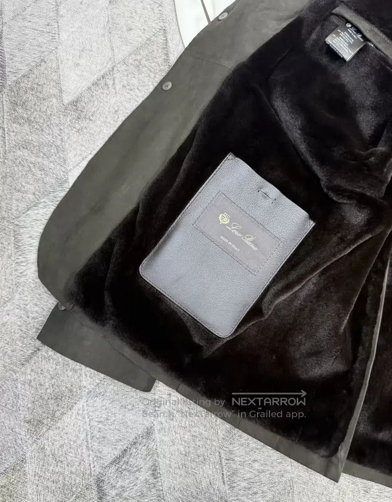 Loro Piana Loro Piana Suede Lamb Fur Fur Jacket, Cowhide Shell, Water Size US L / EU 52-54 / 3 - 5 Thumbnail